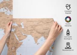 Dark Cream Map mockup 2