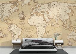 Cream Map Compass mockup 3