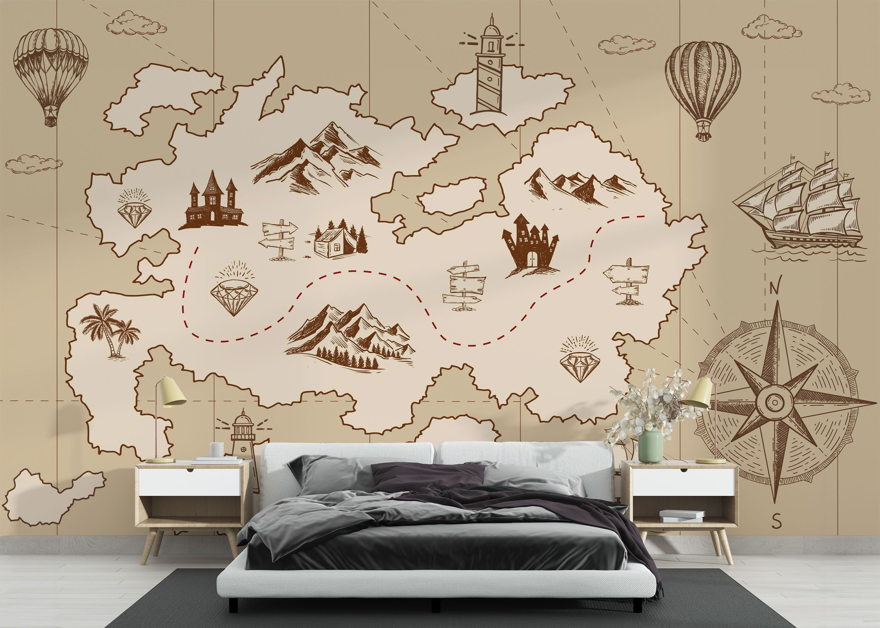 Cute Little Map mockup 3