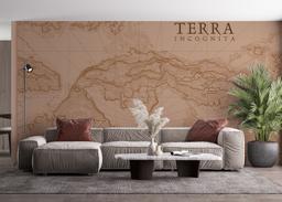 Brown Pink Map mockup 4