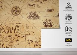 Caribean Sea Map mockup 5