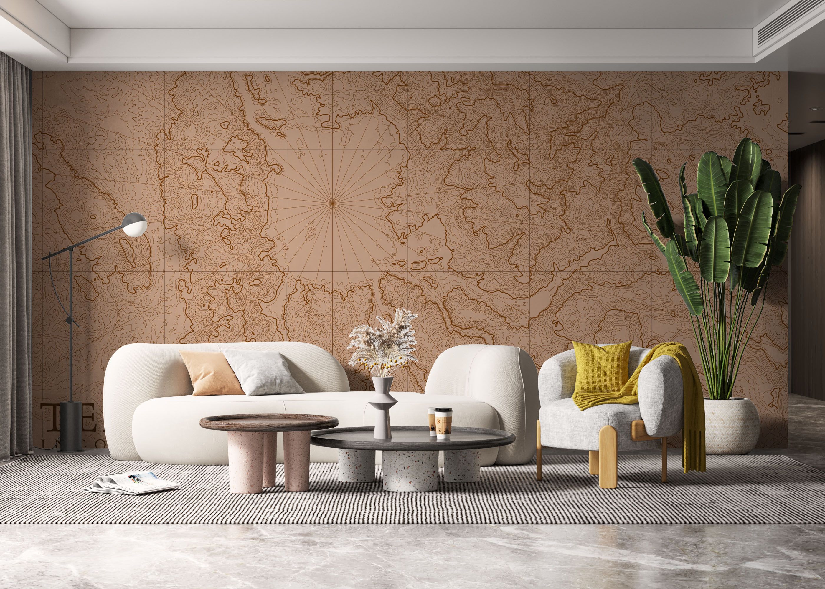 Cool Vintage Map mockup 6