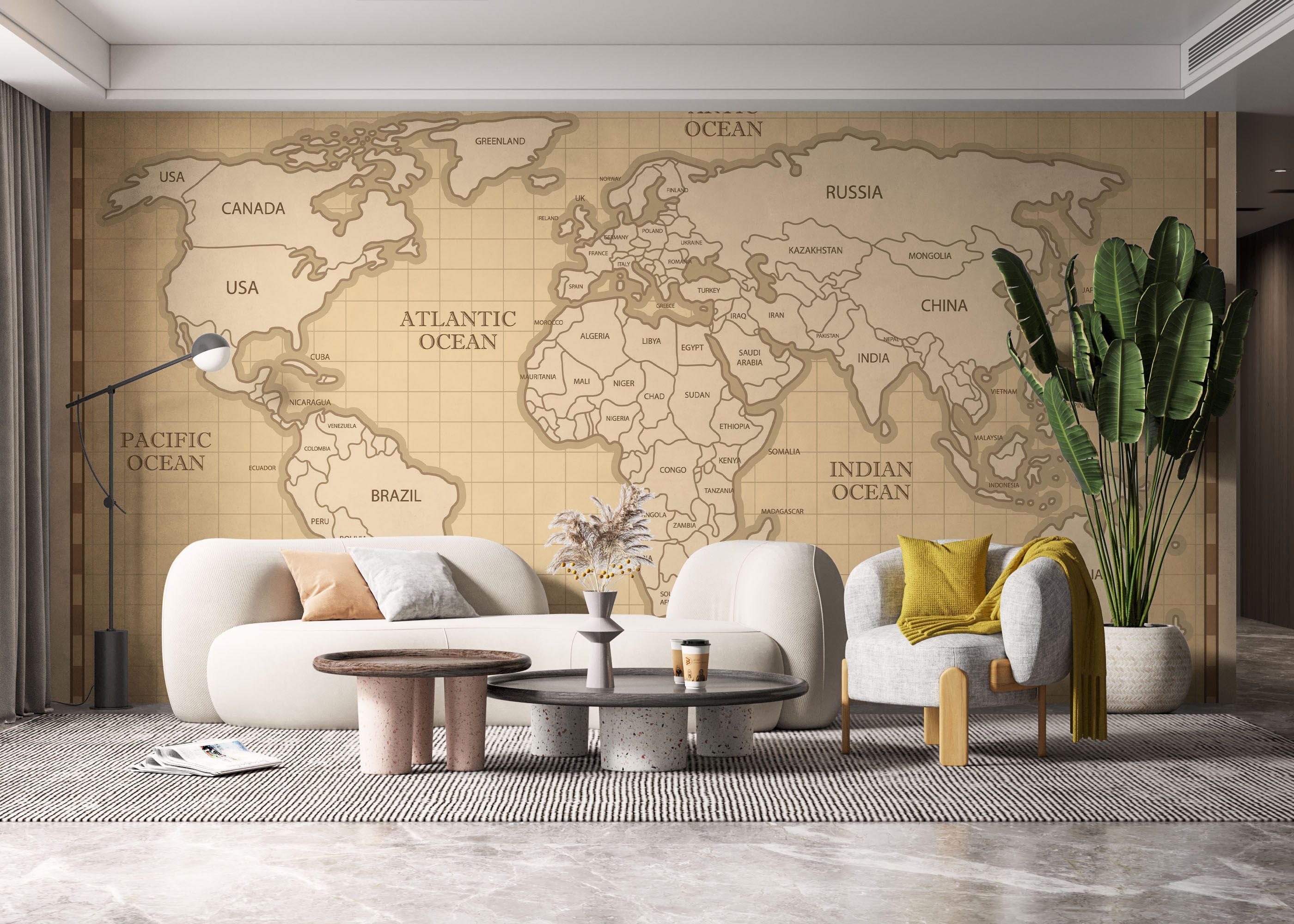 Cream Shades Map mockup 6