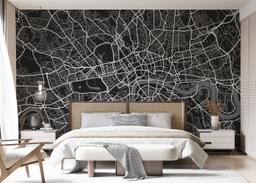Black White Map mockup 7