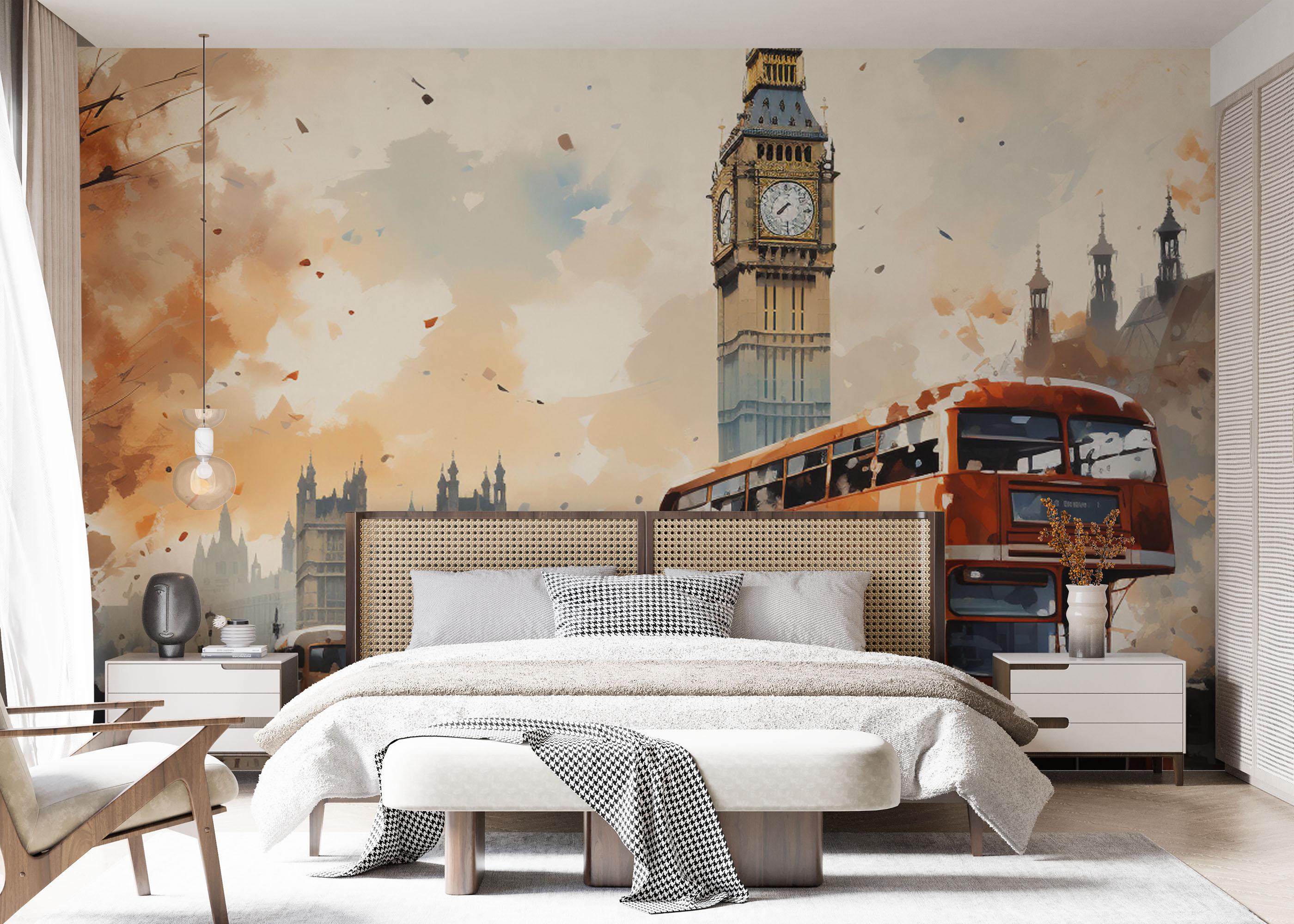 Fototapet Urban Life England mockup 7