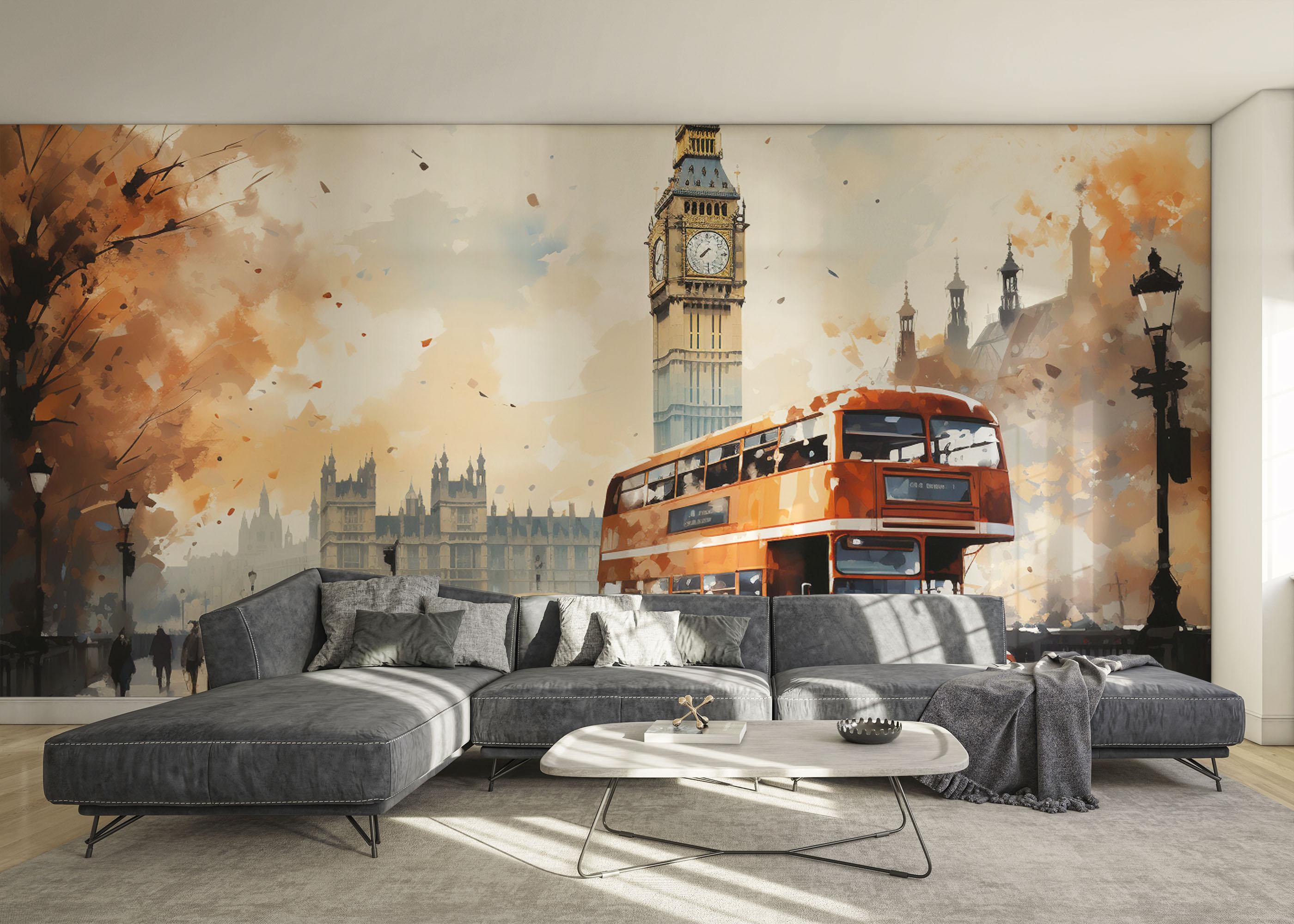 Fototapet Urban Life England mockup 0