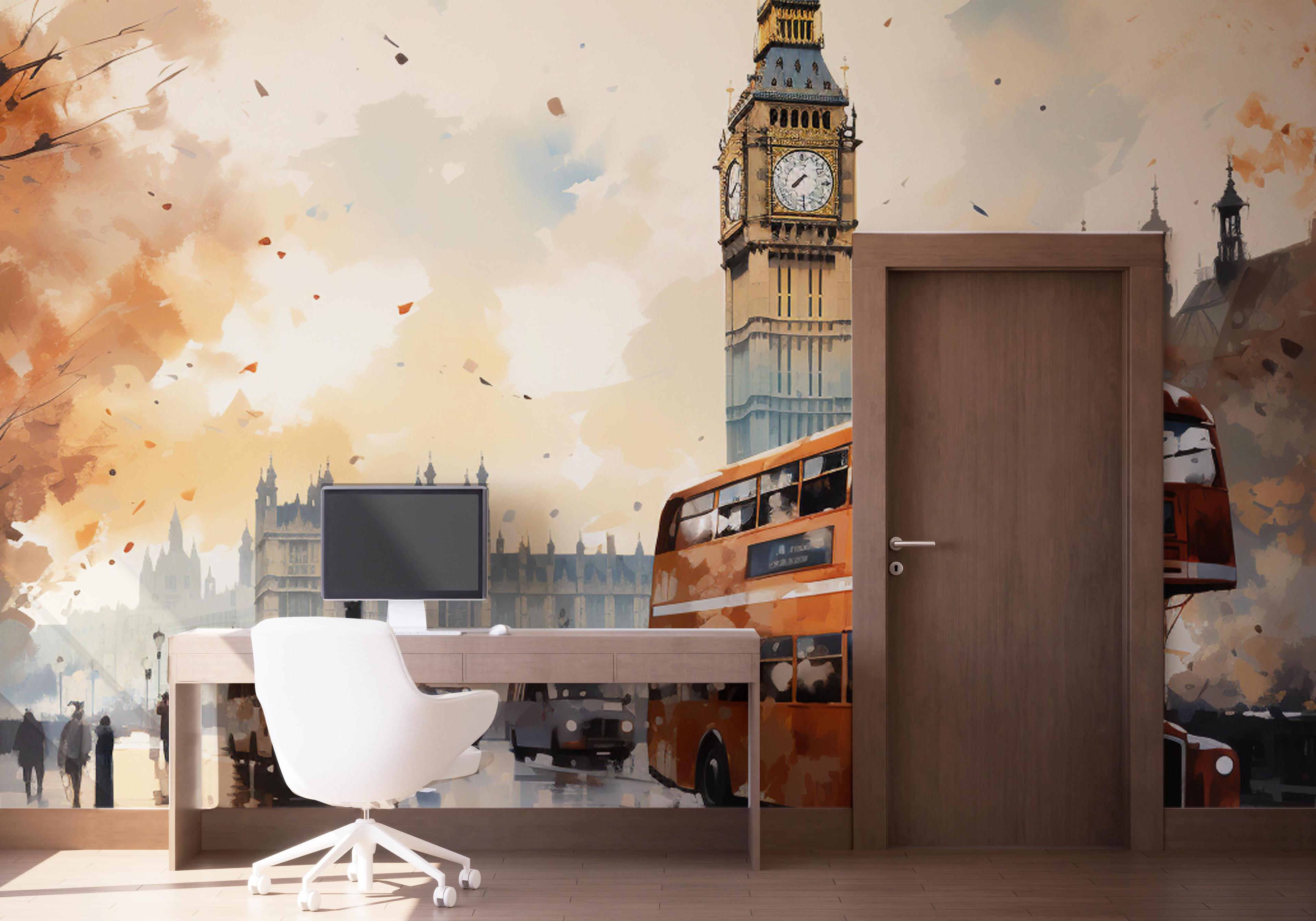 Fototapet Urban Life England mockup 1