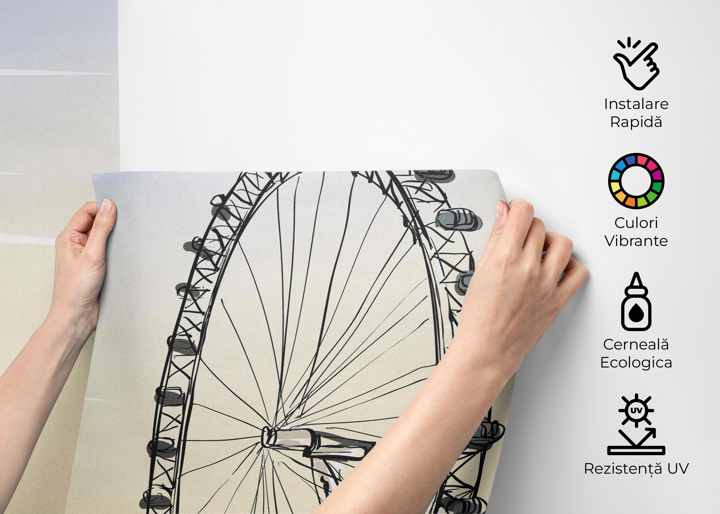 Fototapet Fun View Sketch mockup 2