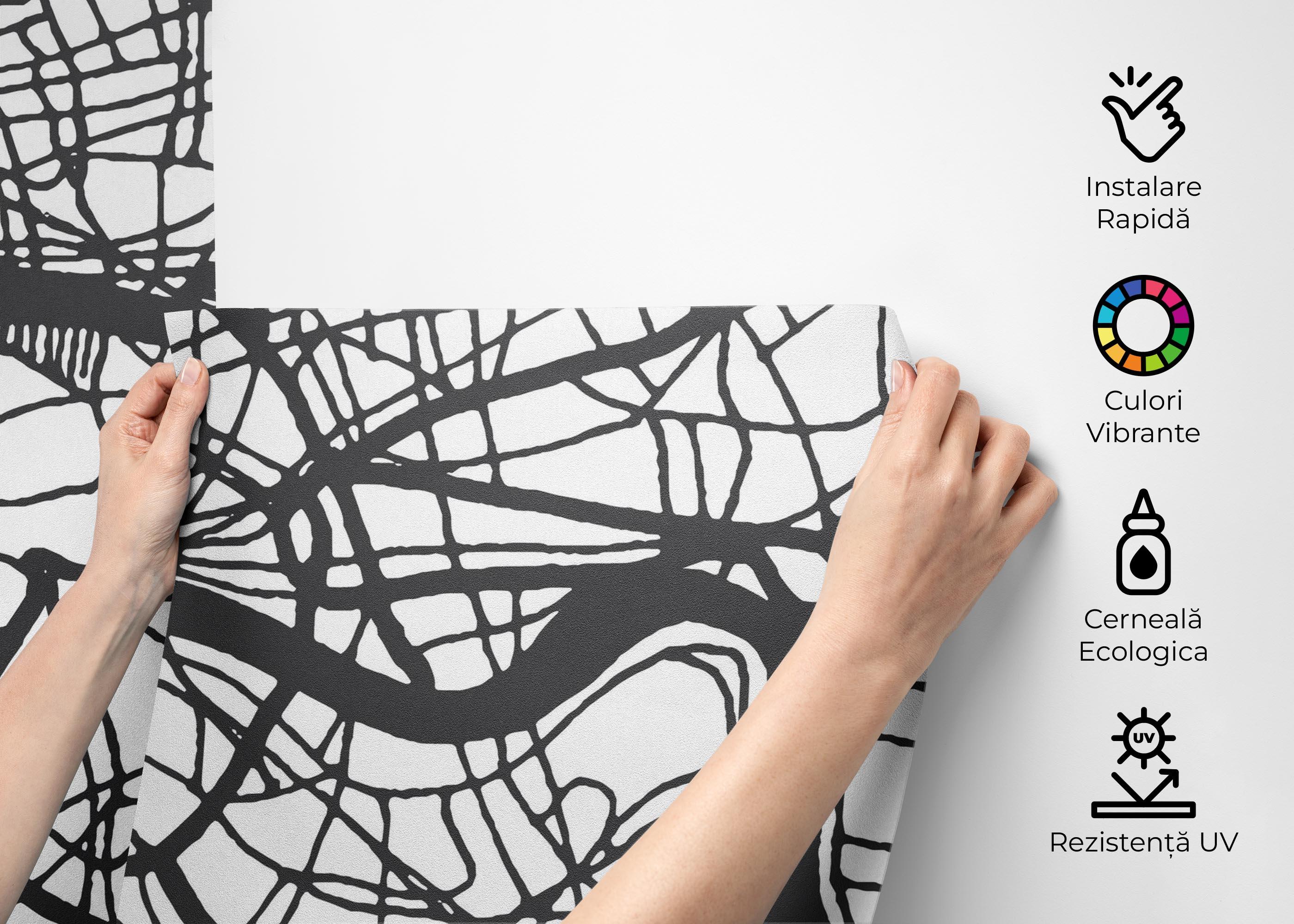 Fototapet Grey Map London mockup 2