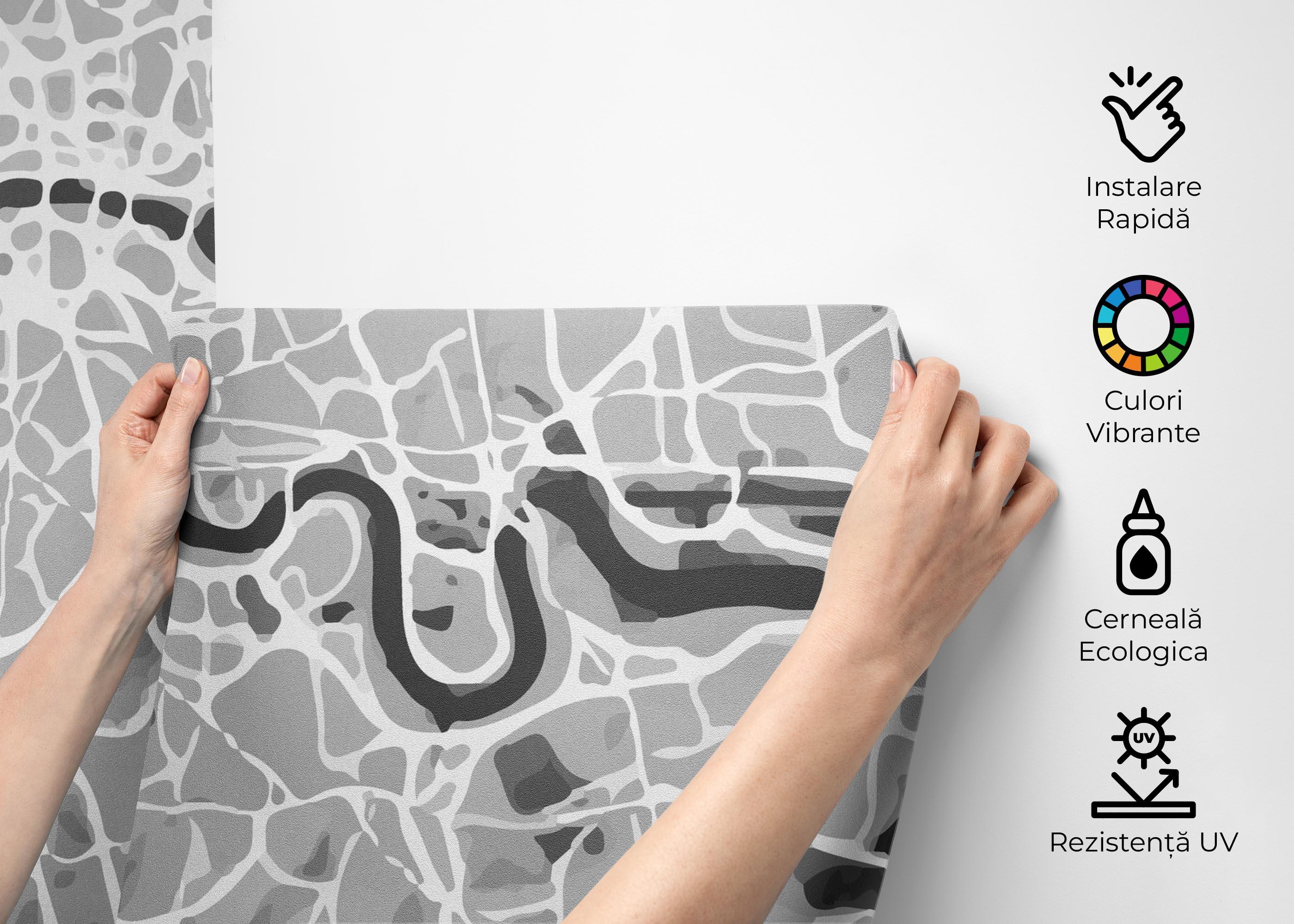 Fototapet Light Grey London mockup 2