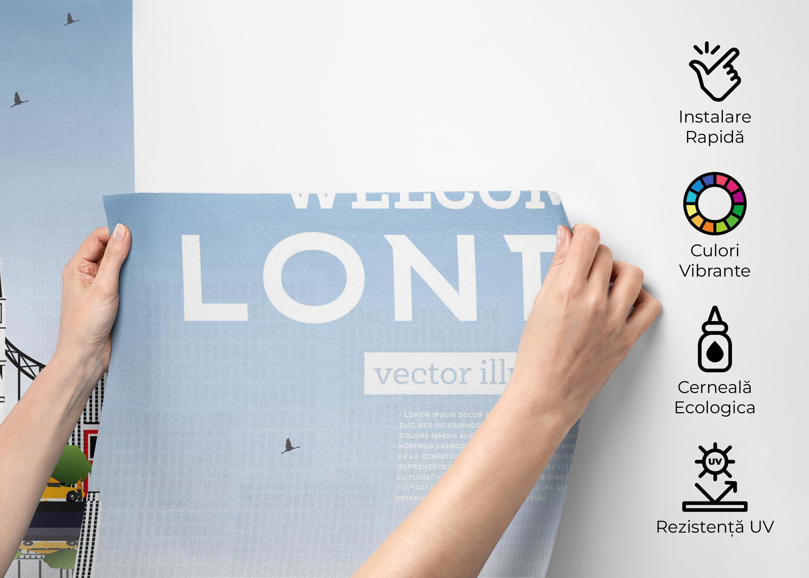 Fototapet Welcome To London mockup 2