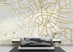 Gold London Map mockup 3
