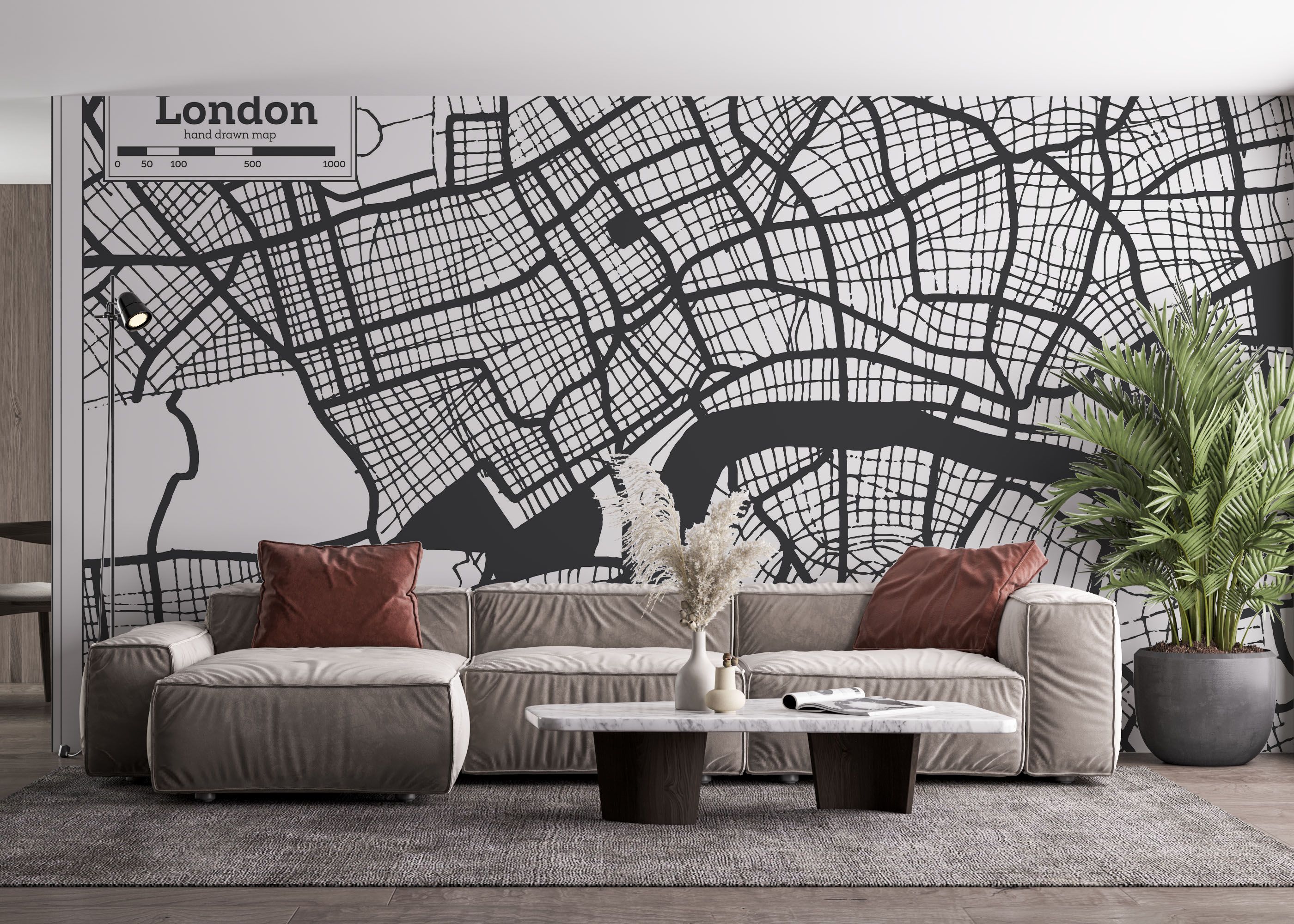 London Line Map mockup 4