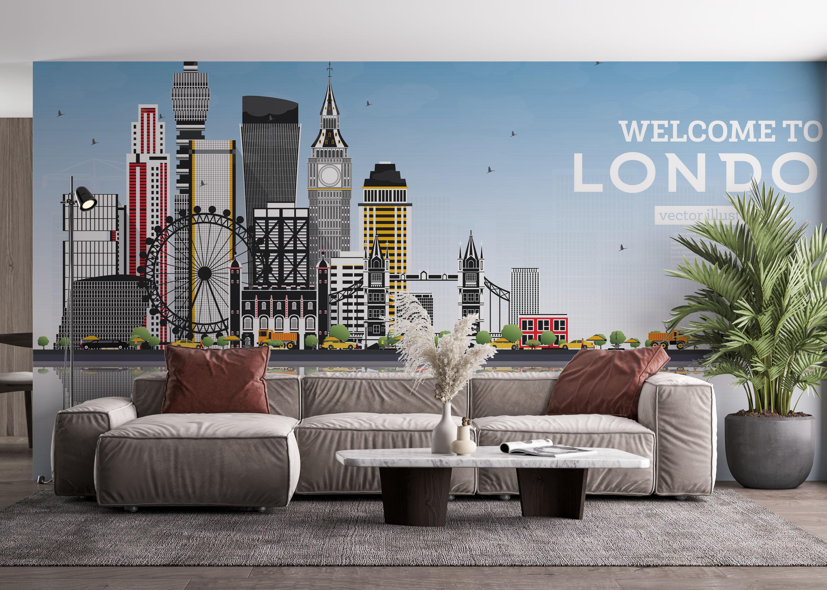 Fototapet Welcome To London mockup 4