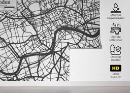 Grey Map London mockup 5