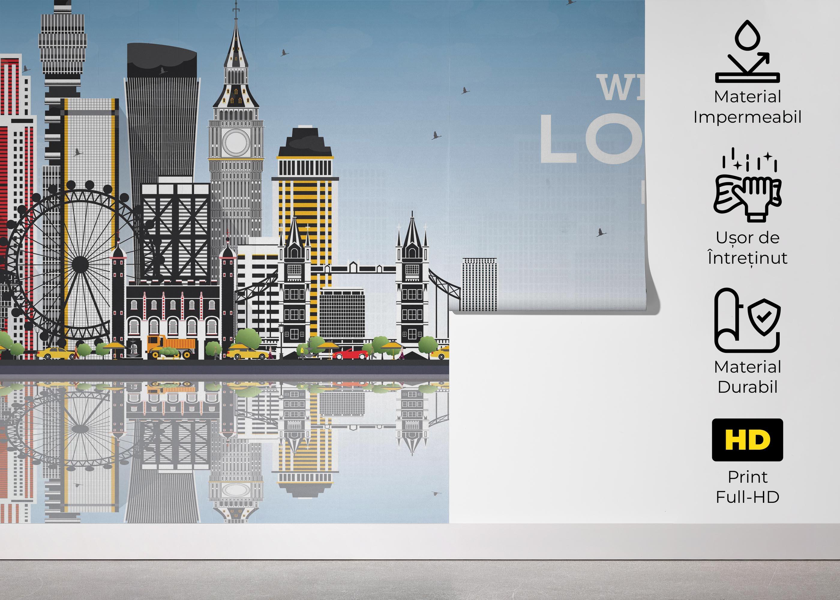 Fototapet Welcome To London mockup 5
