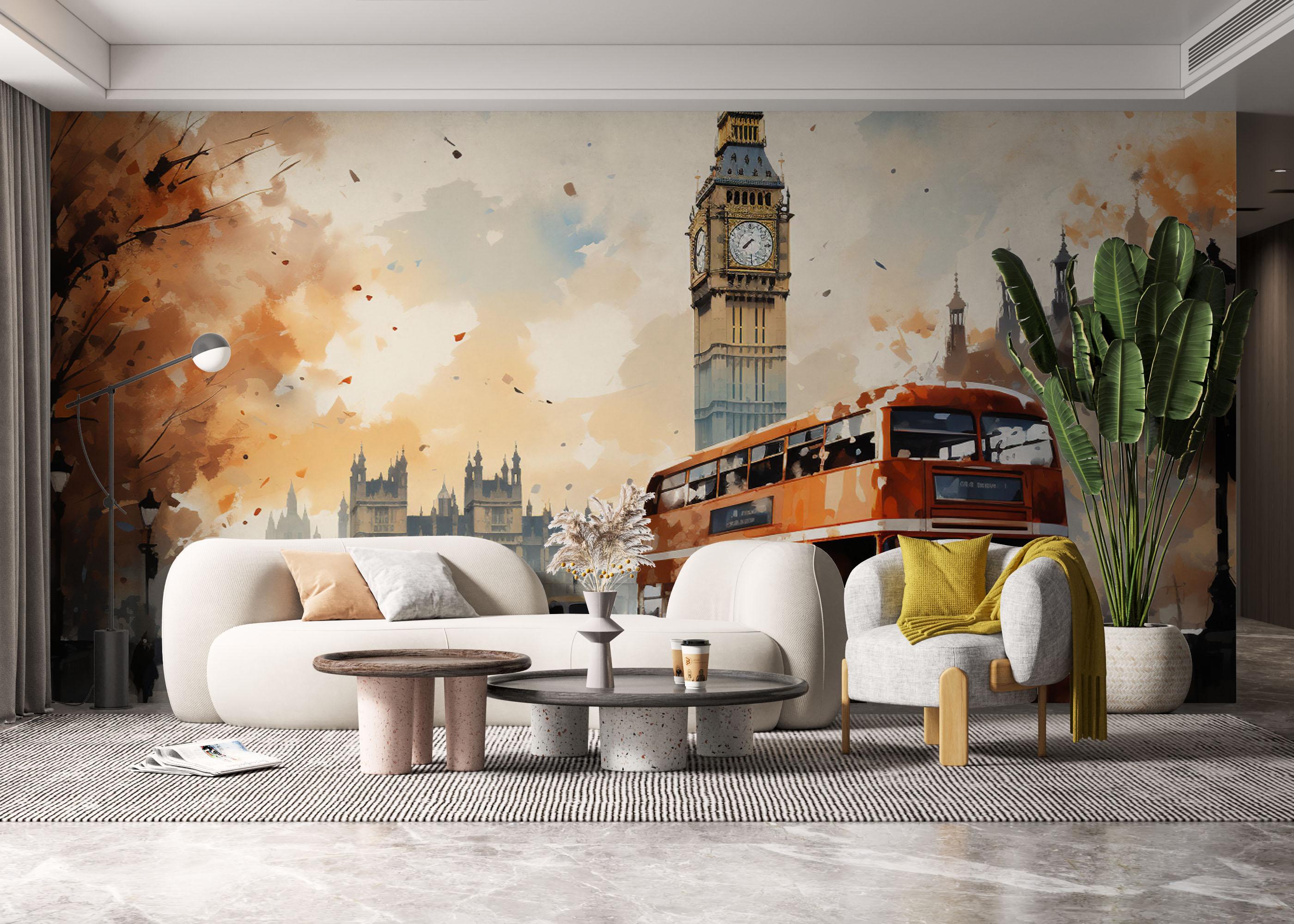 Fototapet Urban Life England mockup 6
