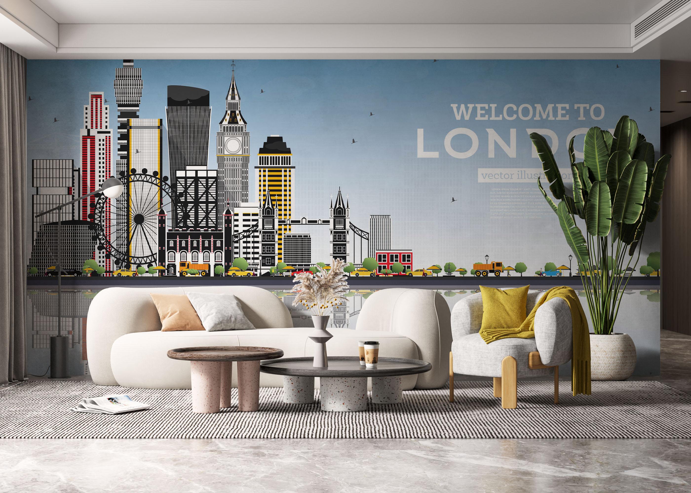 Fototapet Welcome To London mockup 6