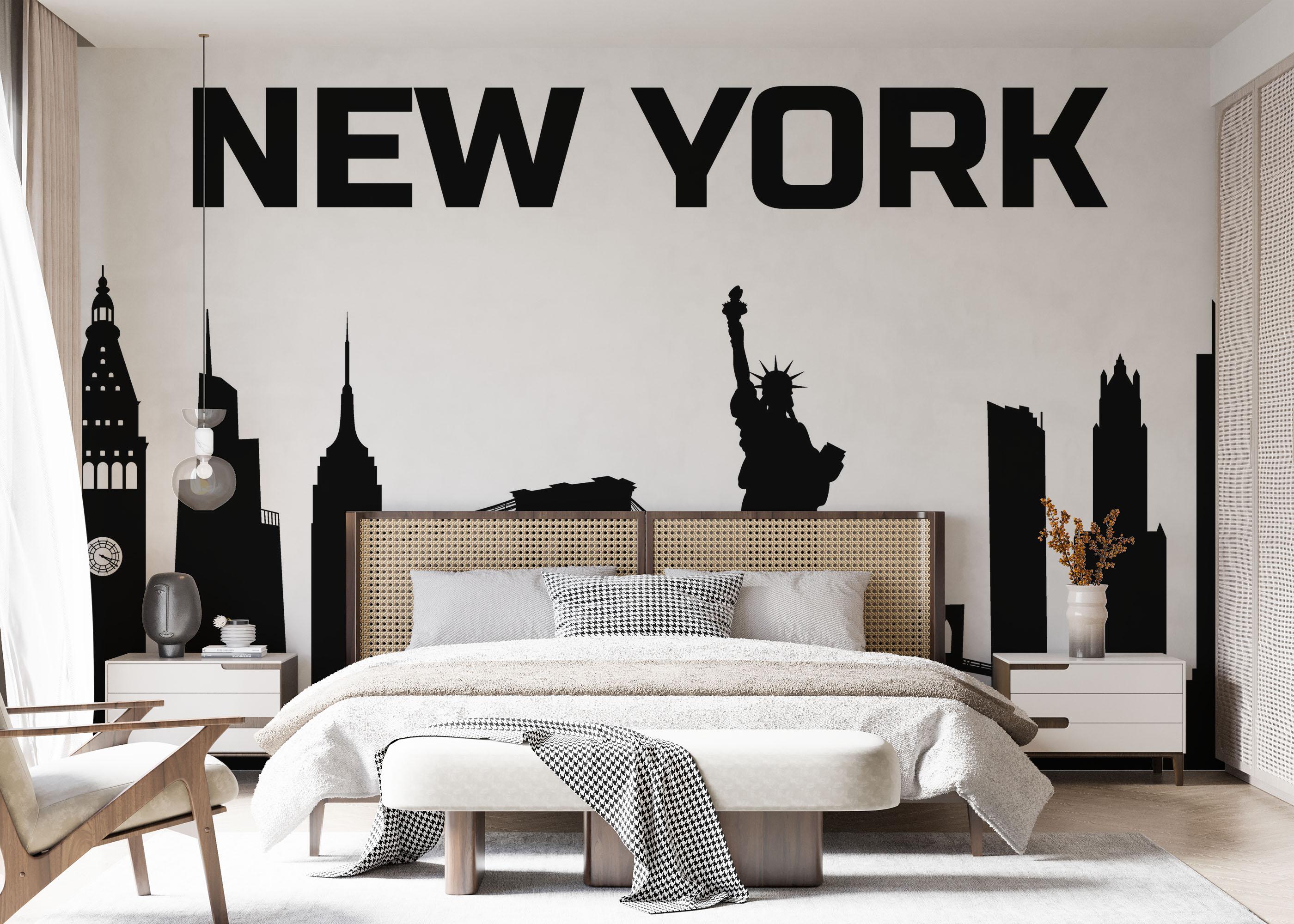 Fototapet Big New York Text mockup 7