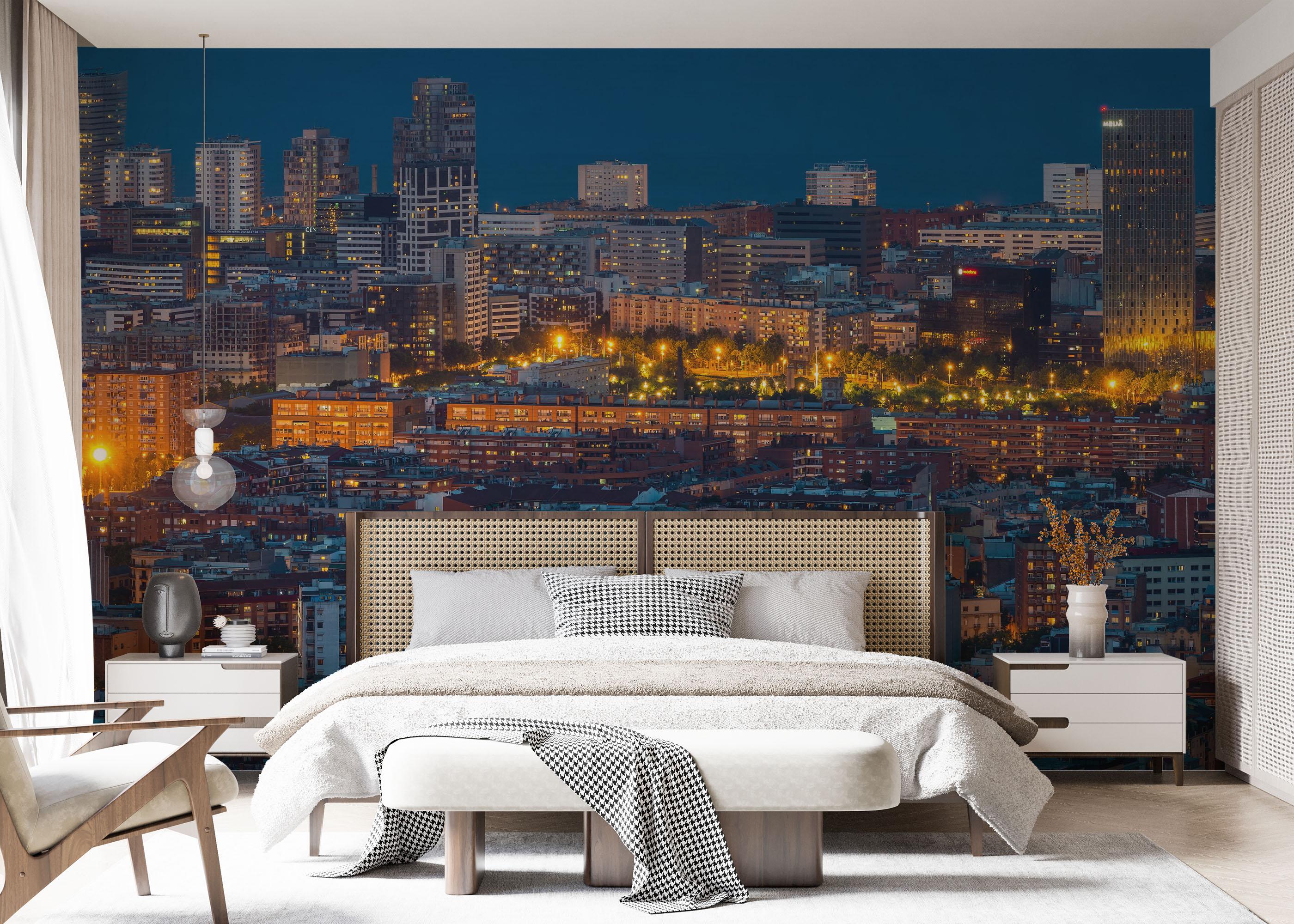 Fototapet City Lights mockup 7