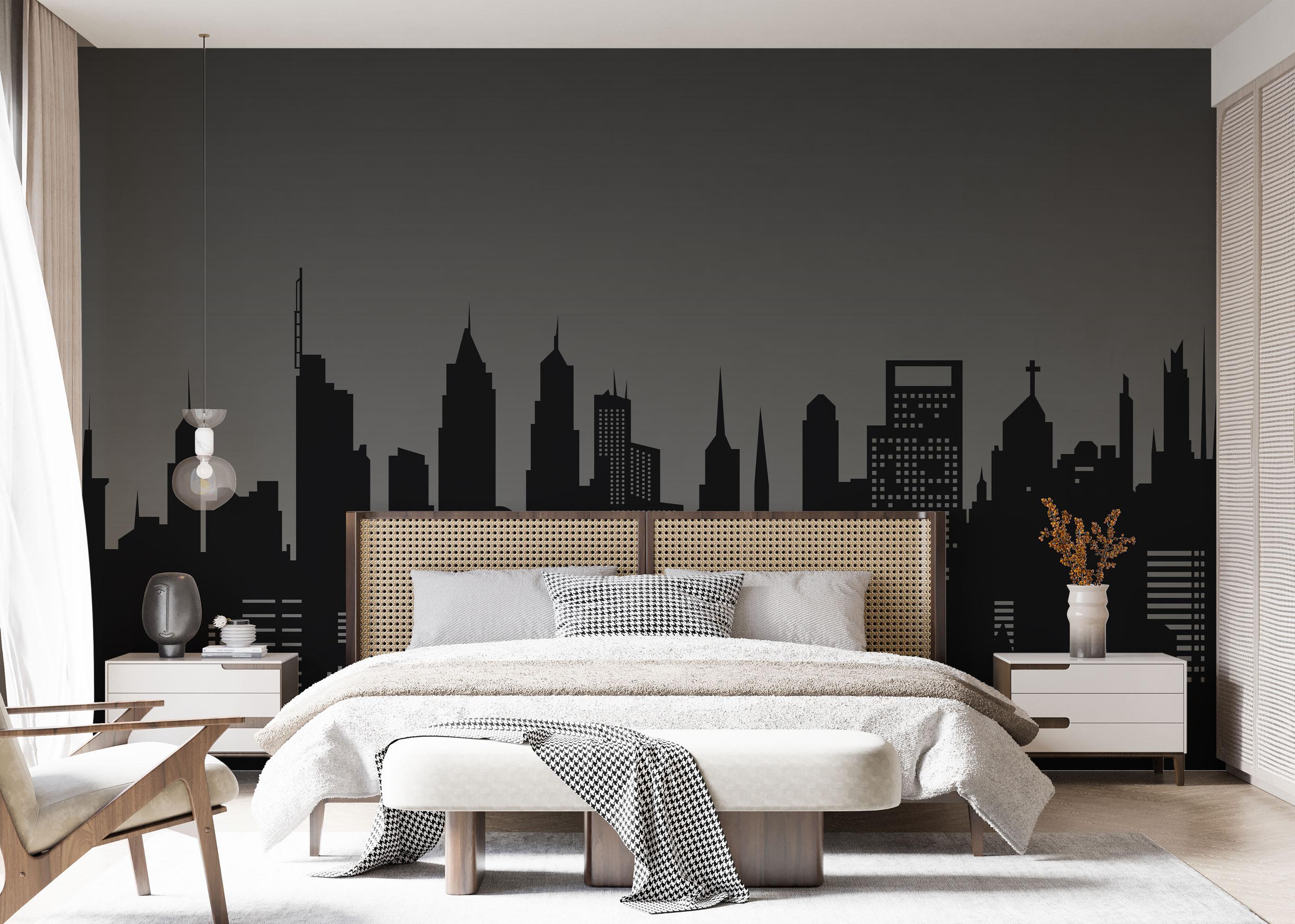 Fototapet Grey Sky New York mockup 7