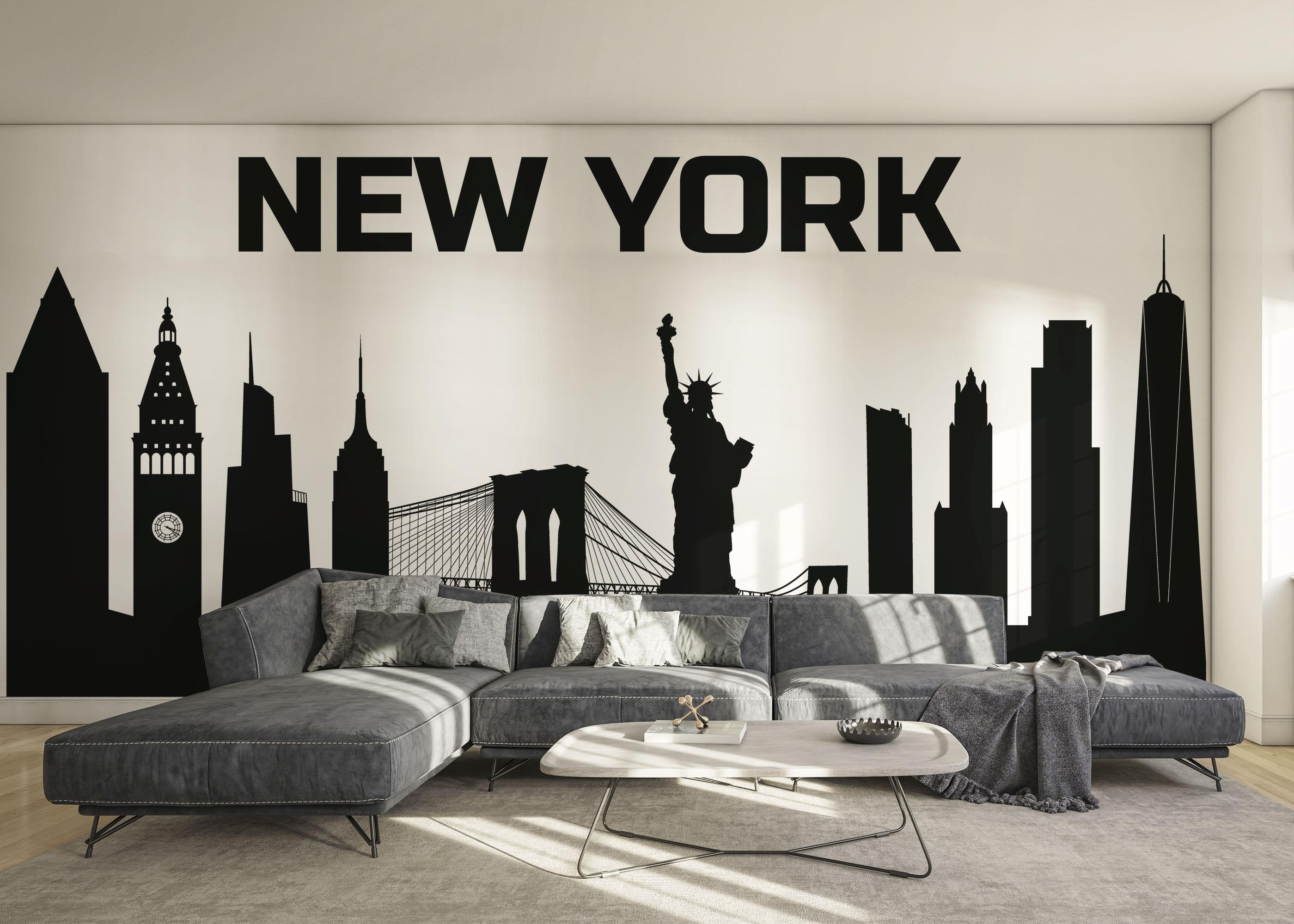 Fototapet Big New York Text mockup 0