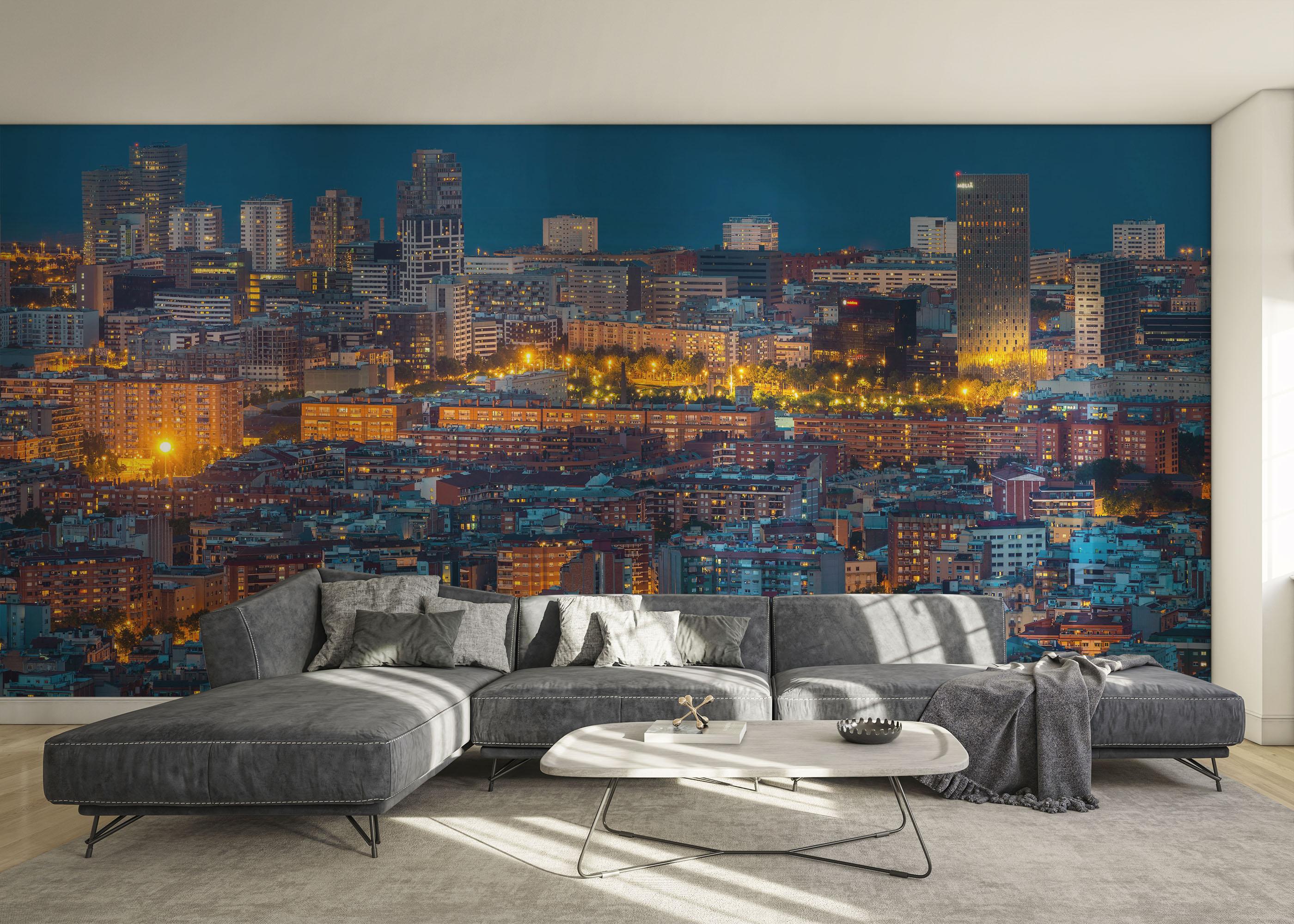 Fototapet City Lights mockup 0