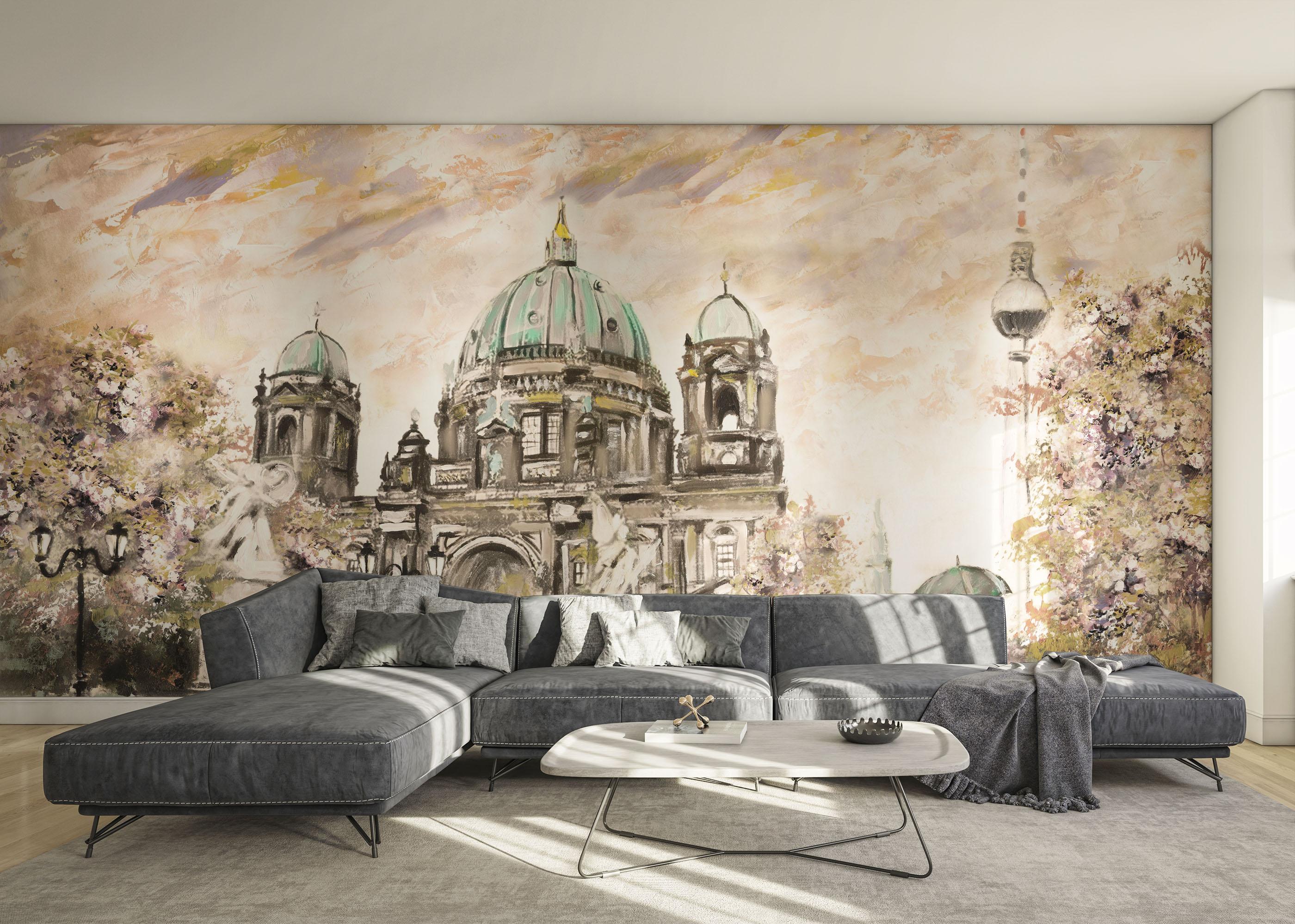 Fototapet Lost In The City mockup 0