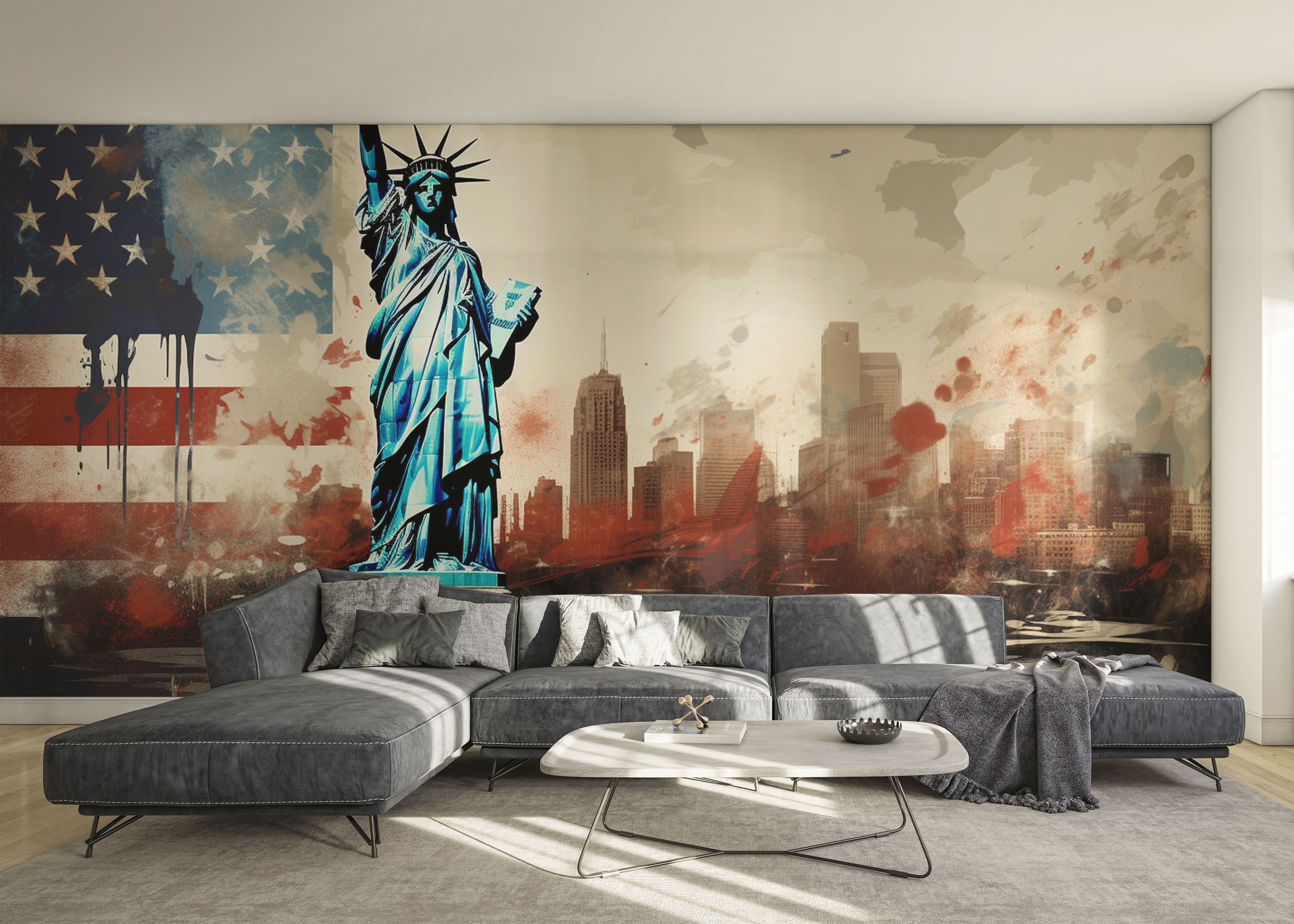 United States Statue mockup 0