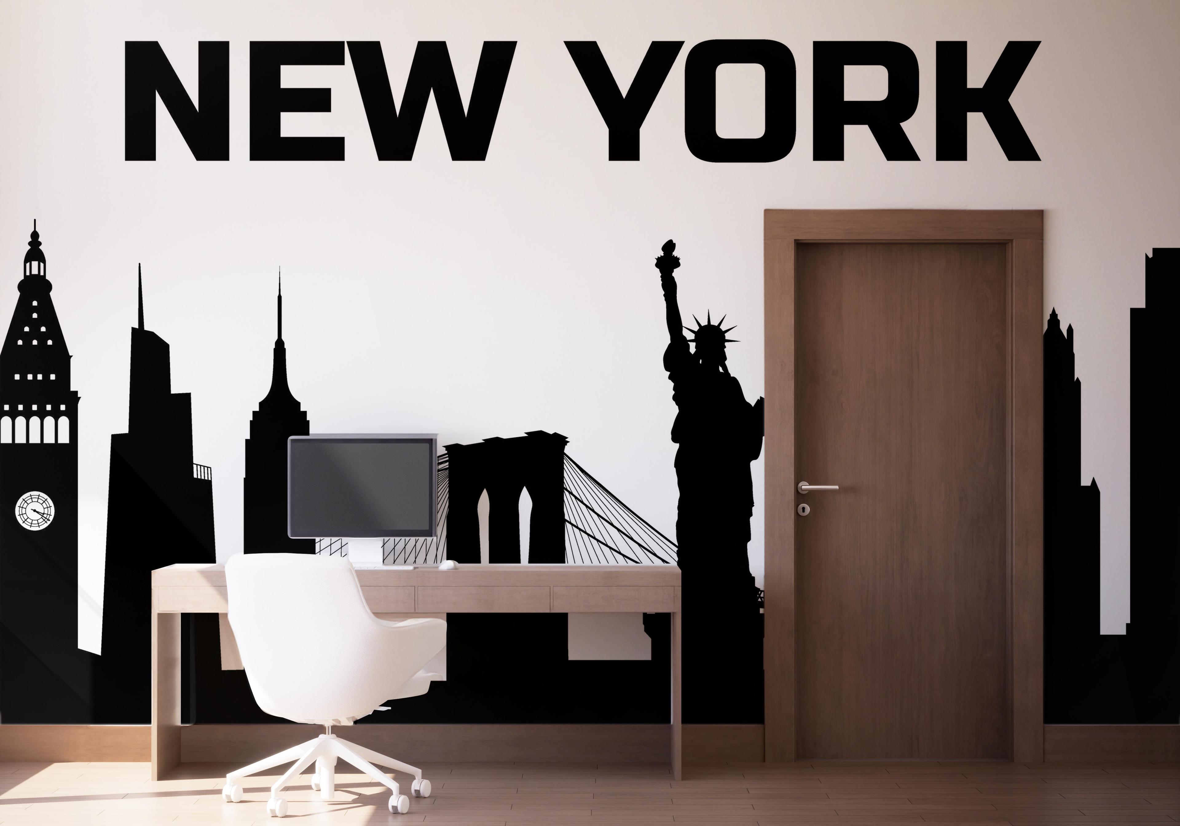 Fototapet Big New York Text mockup 1
