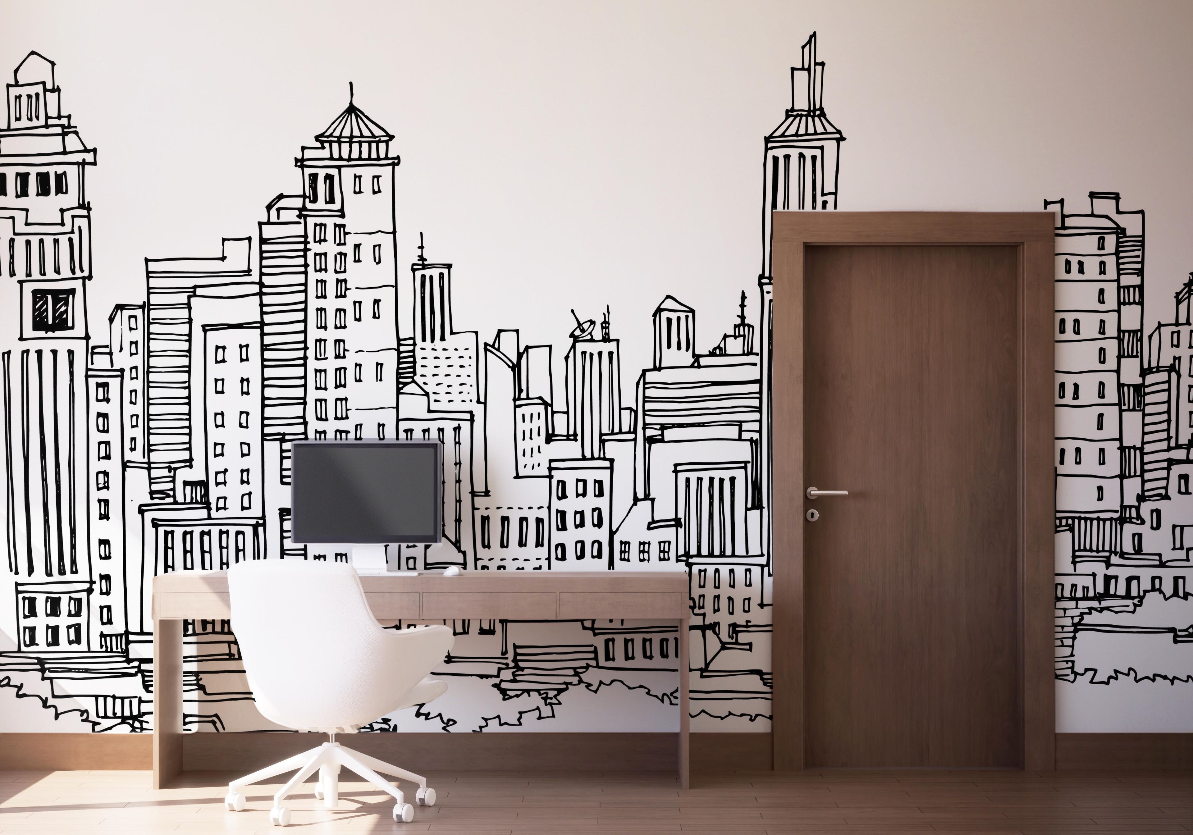 Black Line Skylines mockup 1