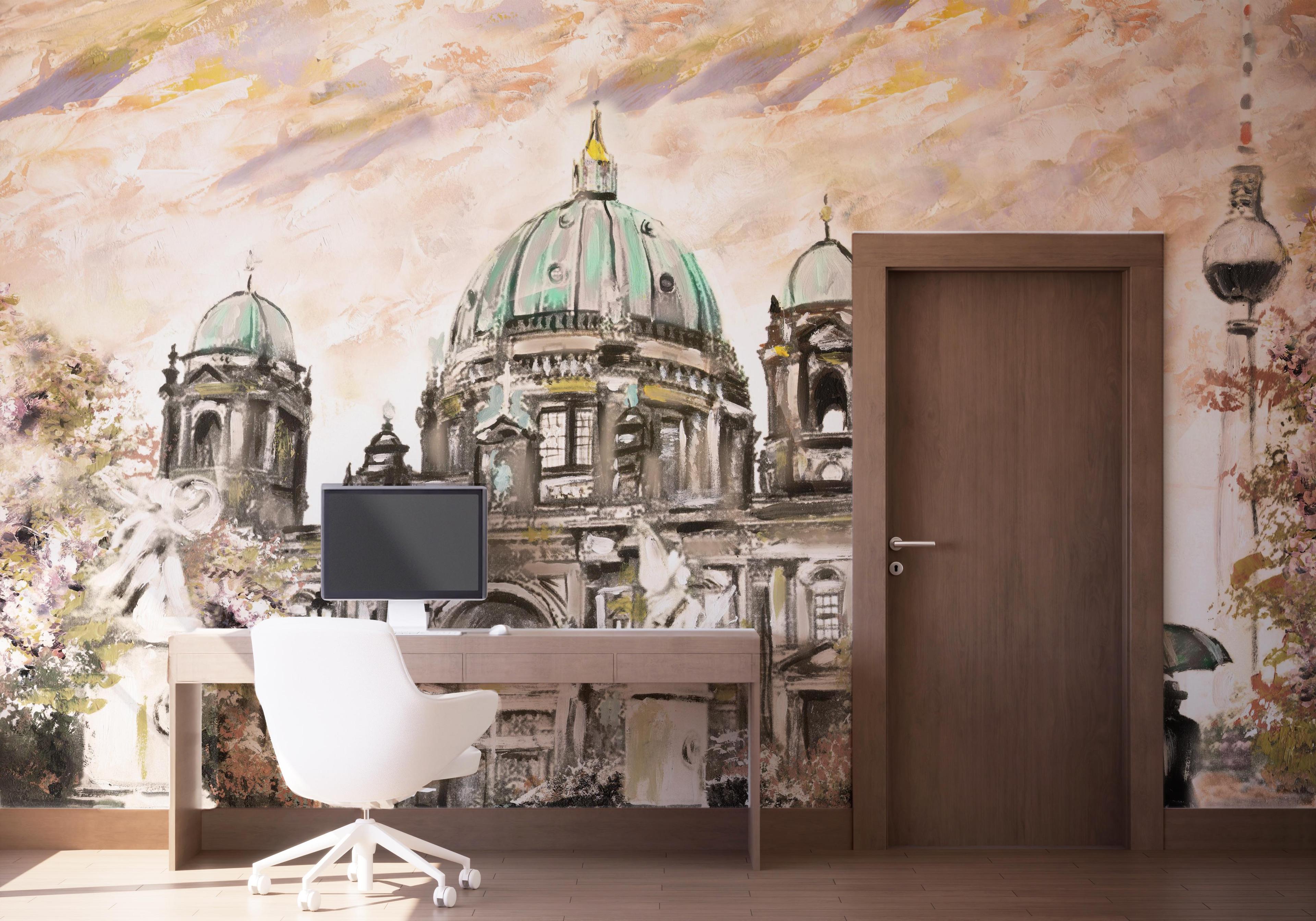 Fototapet Lost In The City mockup 1