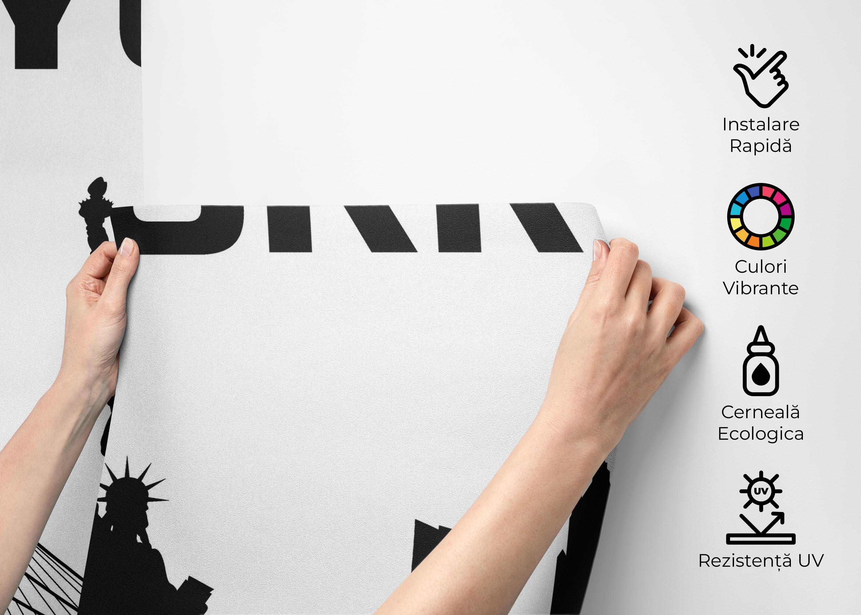 Fototapet Big New York Text mockup 2