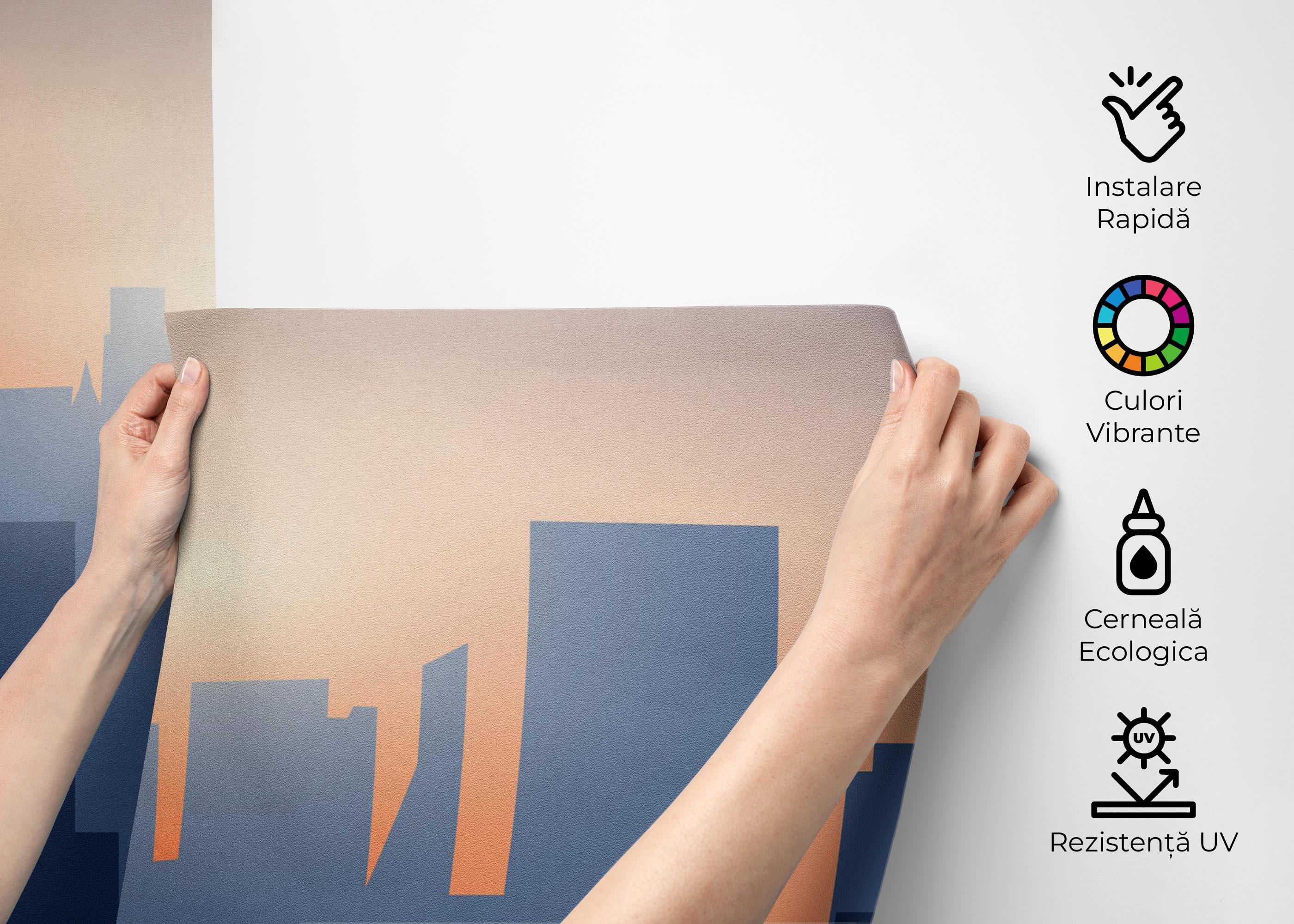 Fototapet Blue New York mockup 2