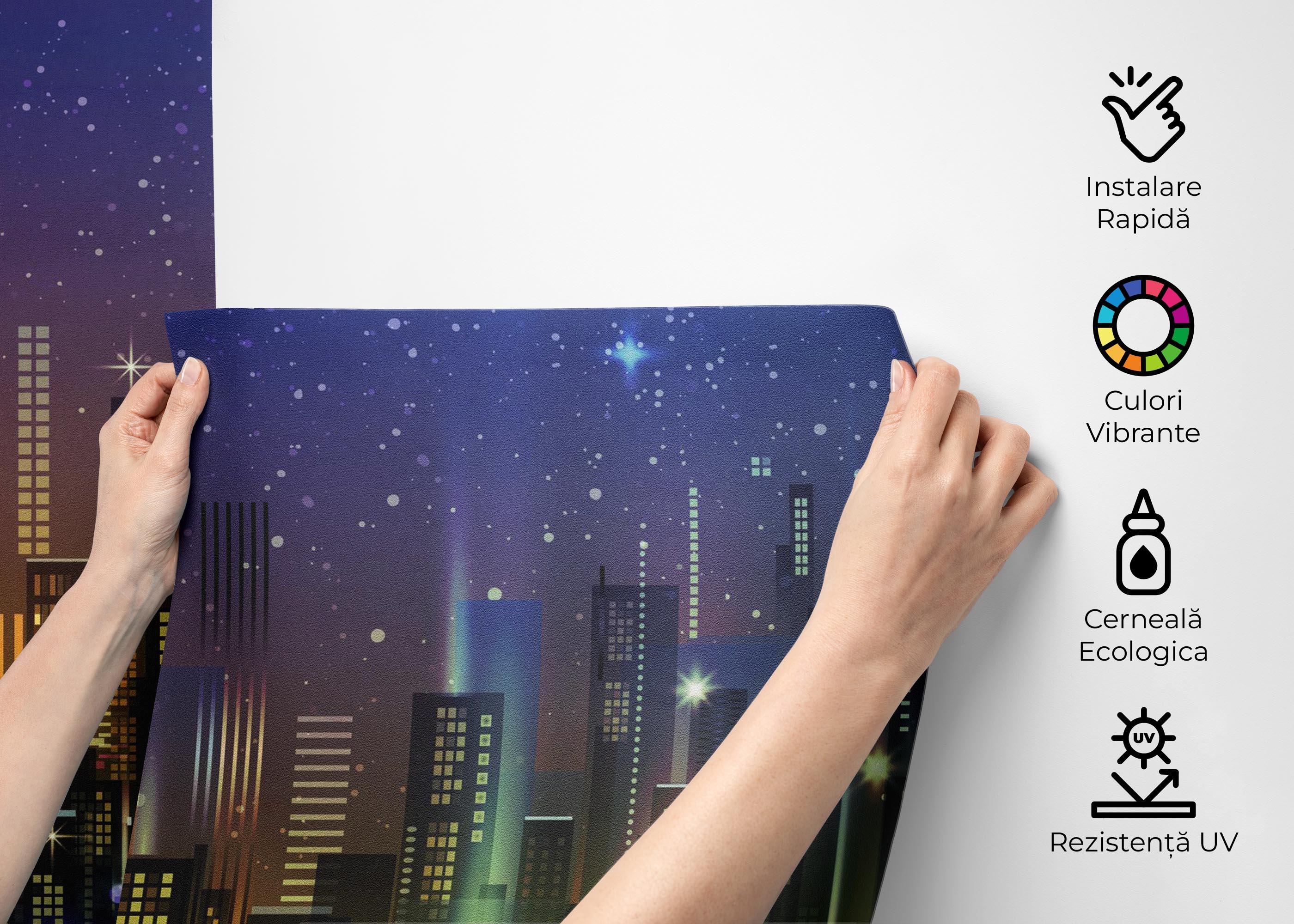 Fototapet Blue Sky City mockup 2