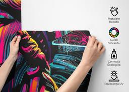 Colorful Liberty Statue mockup 2