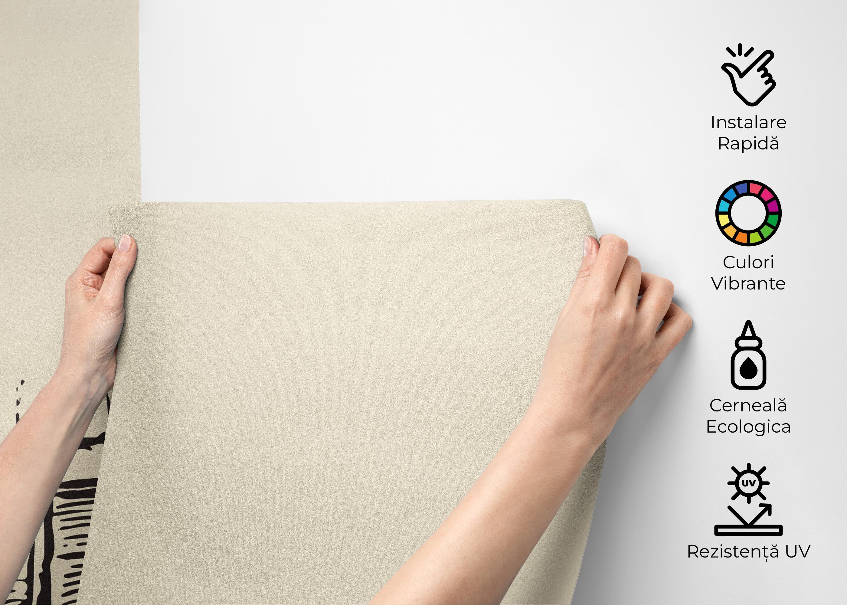 Fototapet Cream New York mockup 2