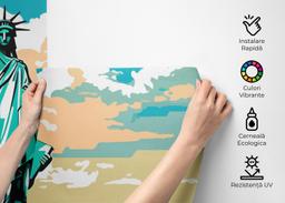 Liberty Statue Cartoon mockup 2