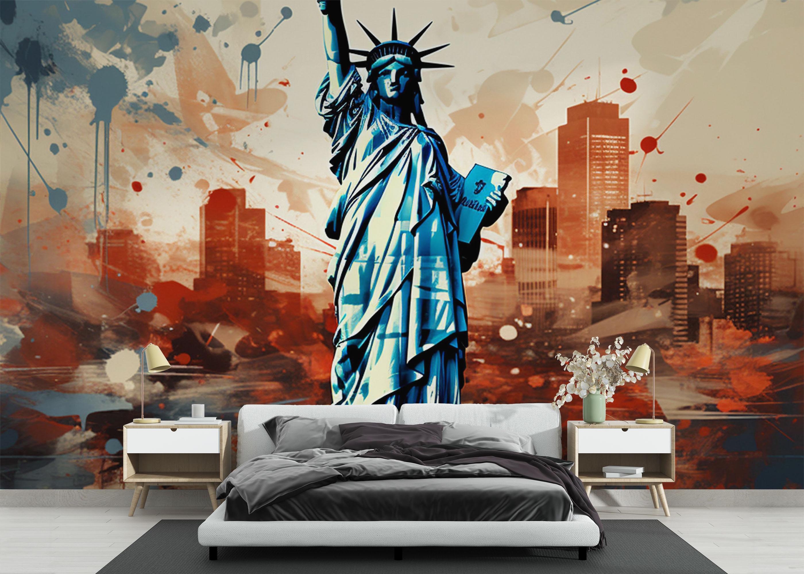 Fototapet Beauty Of United States mockup 3