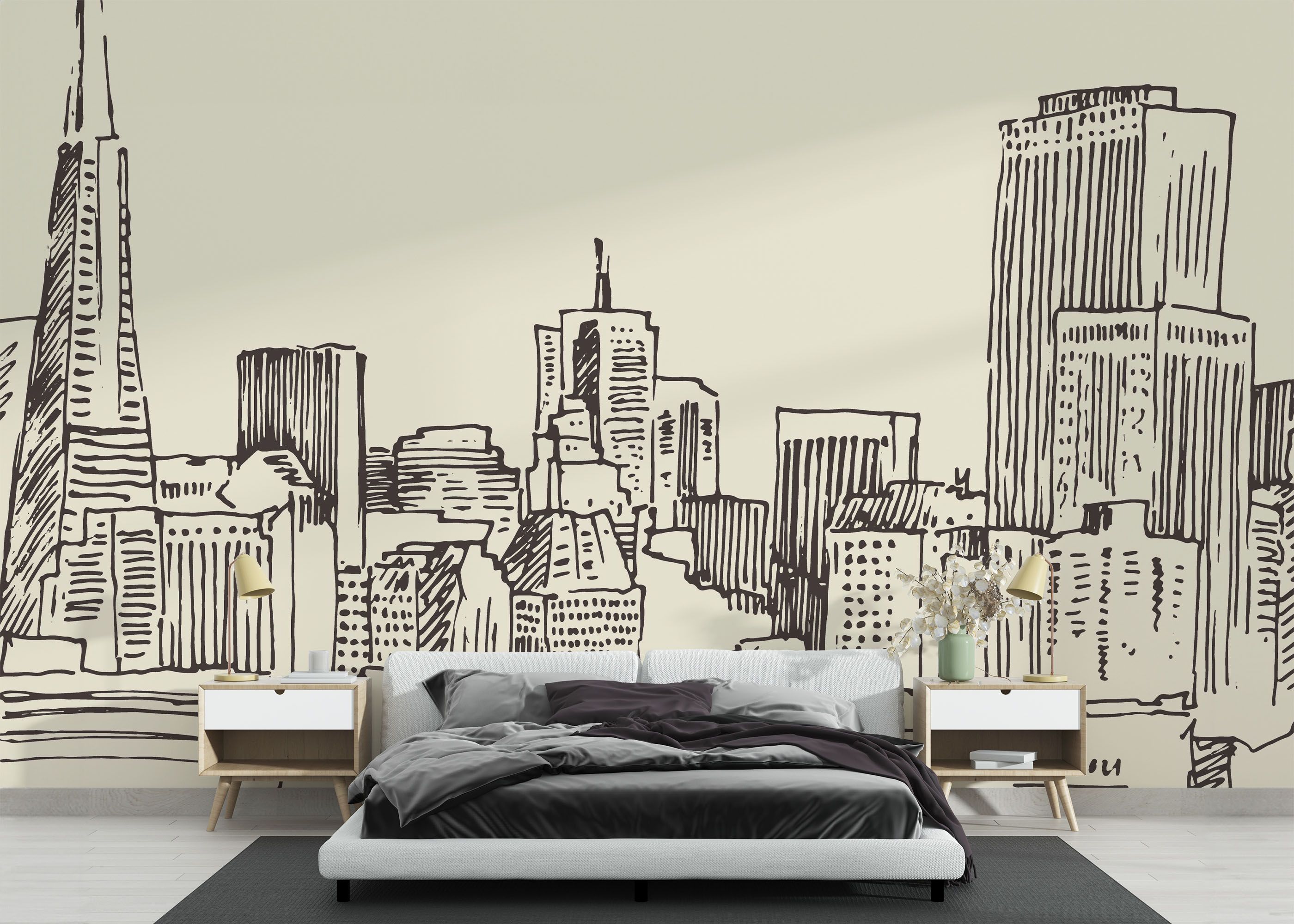 Brown Cream Sketch mockup 3