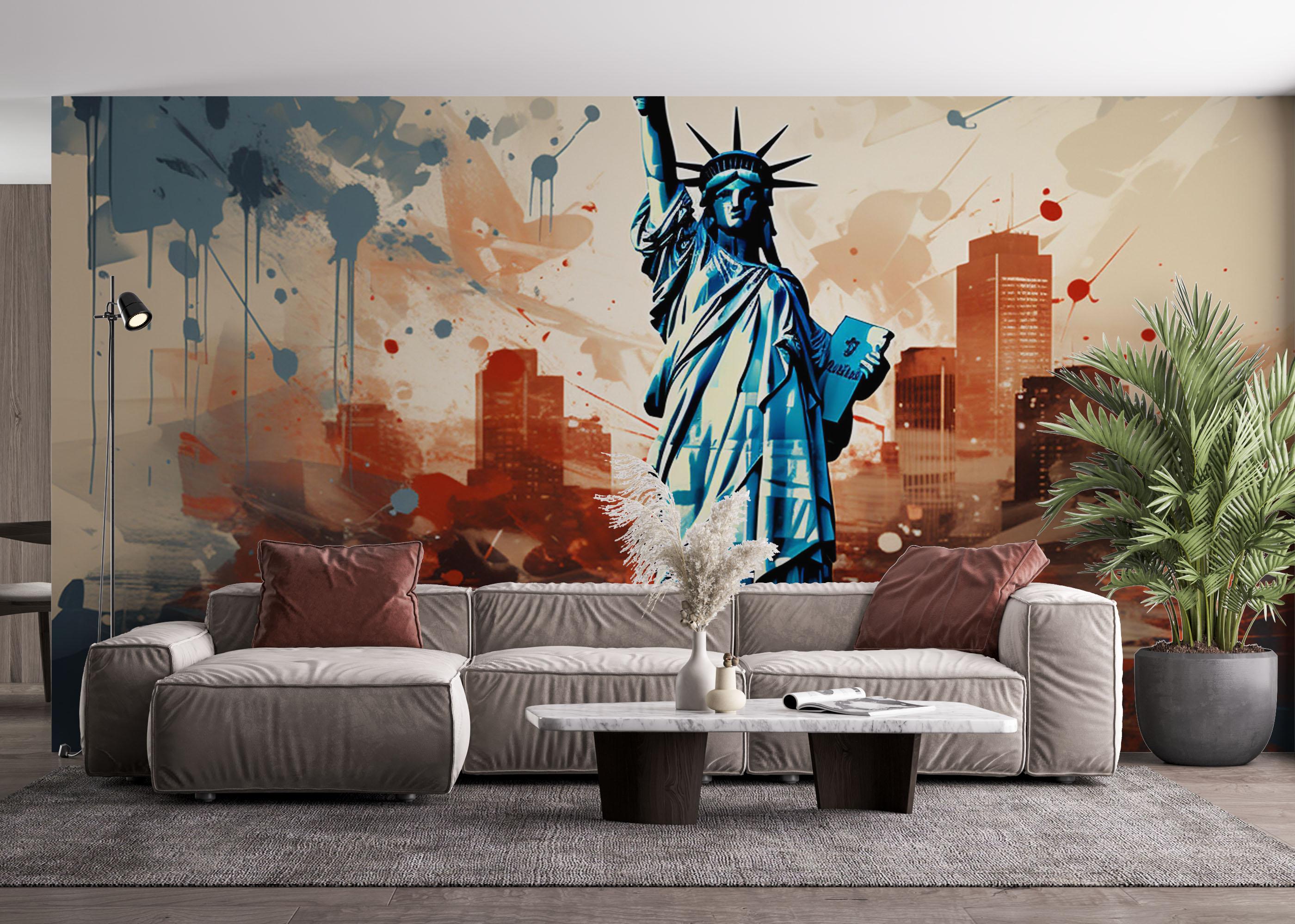 Fototapet Beauty Of United States mockup 4