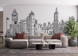 Black Line Skylines mockup 4