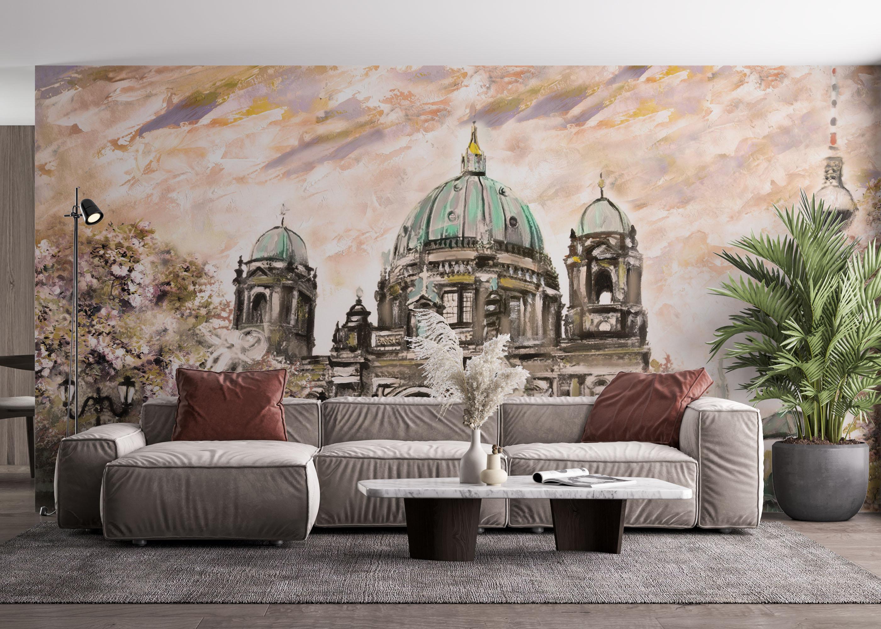 Fototapet Lost In The City mockup 4