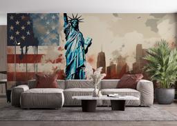 United States Statue mockup 4