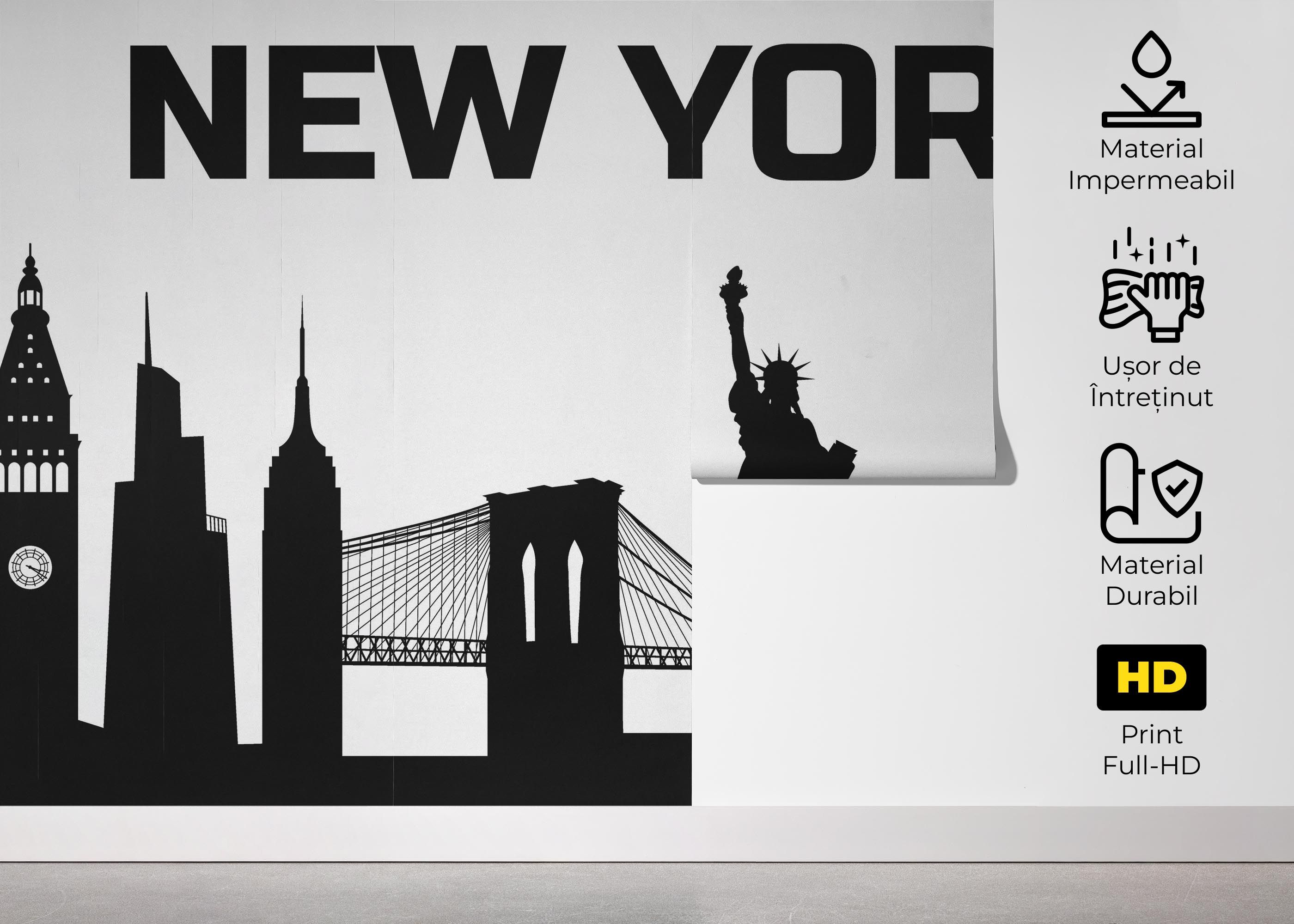 Big New York Text mockup 5