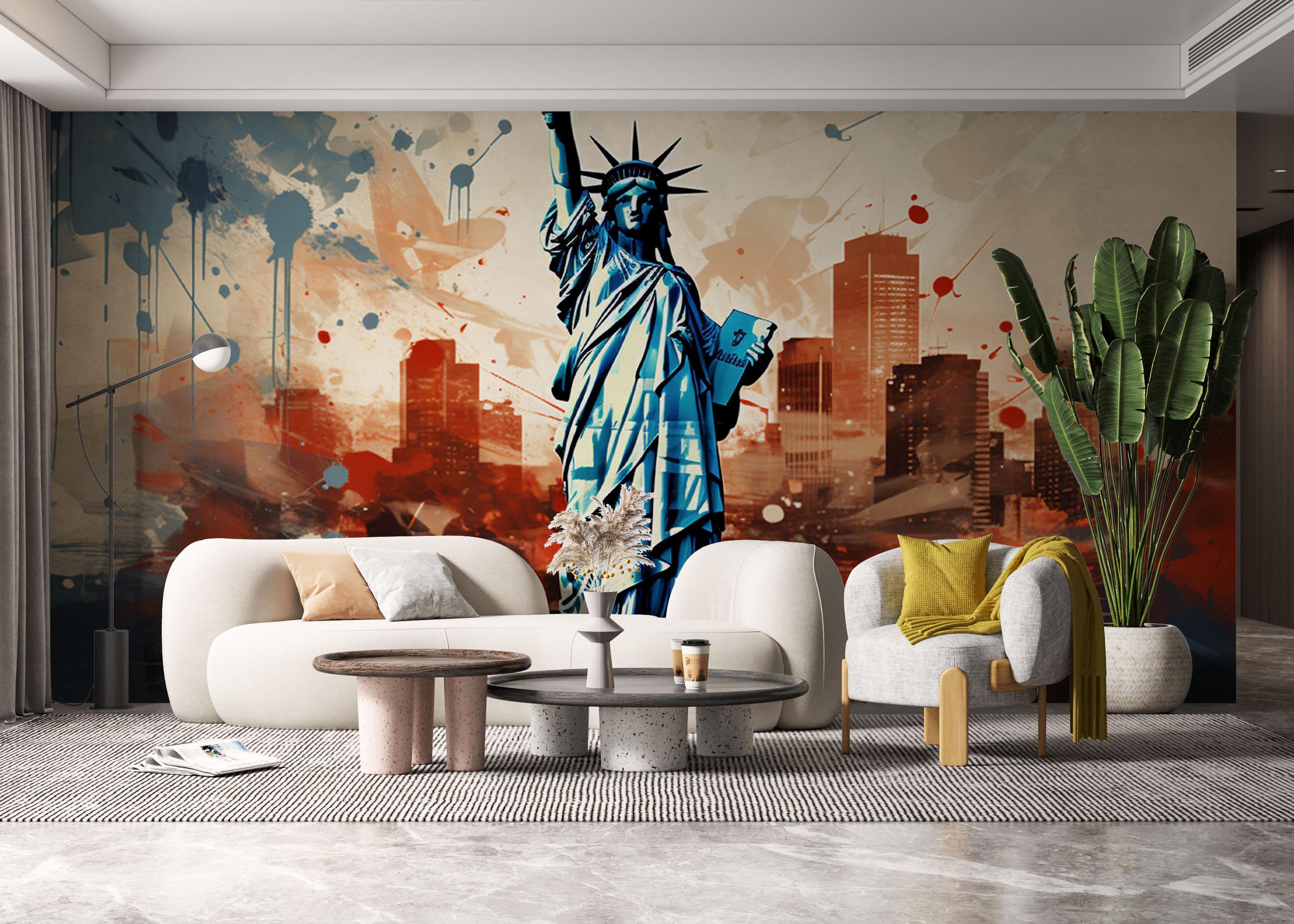 Fototapet Beauty Of United States mockup 6