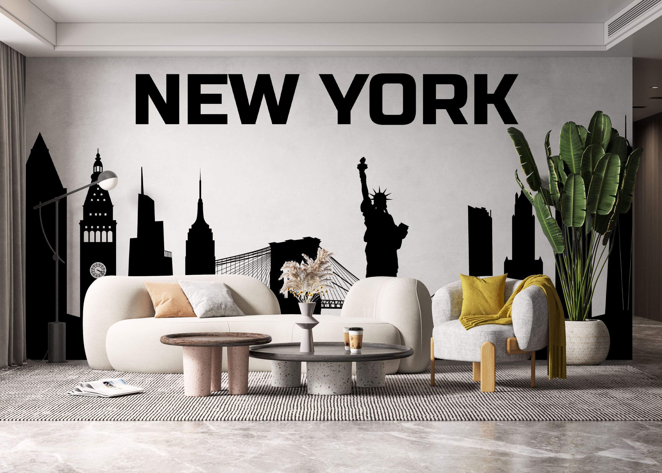 Big New York Text mockup 6