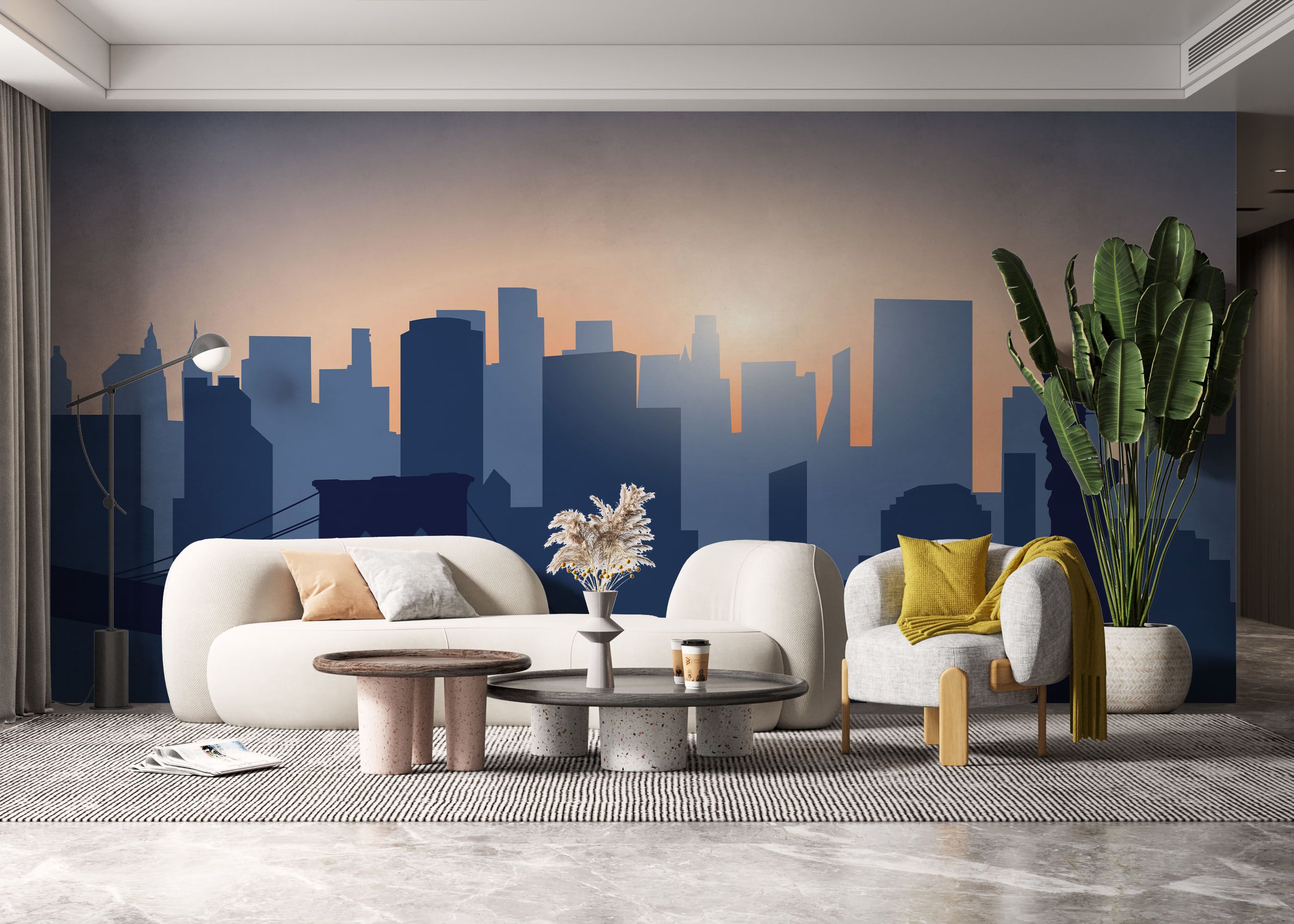 Blue New York mockup 6