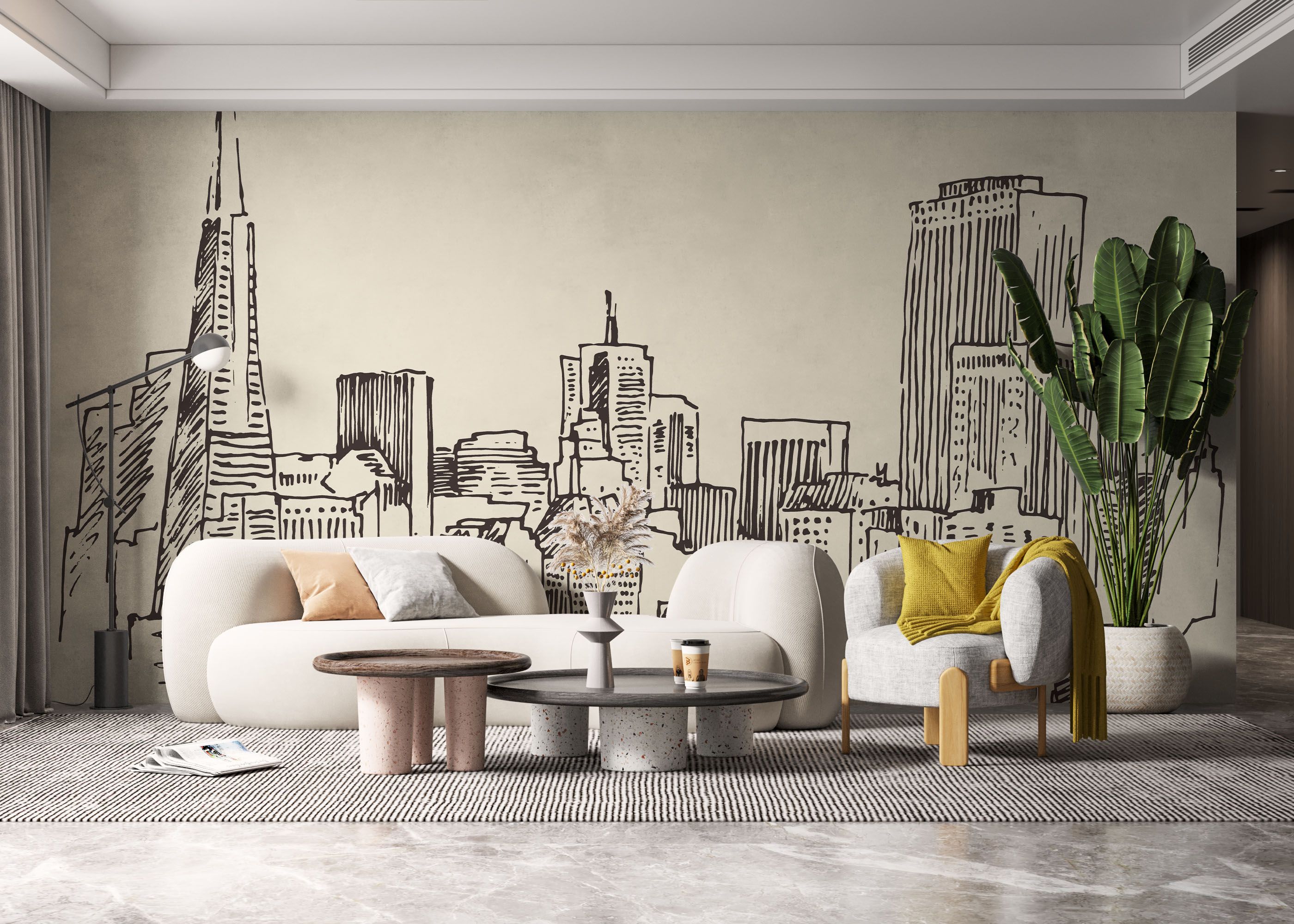 Brown Cream Sketch mockup 6