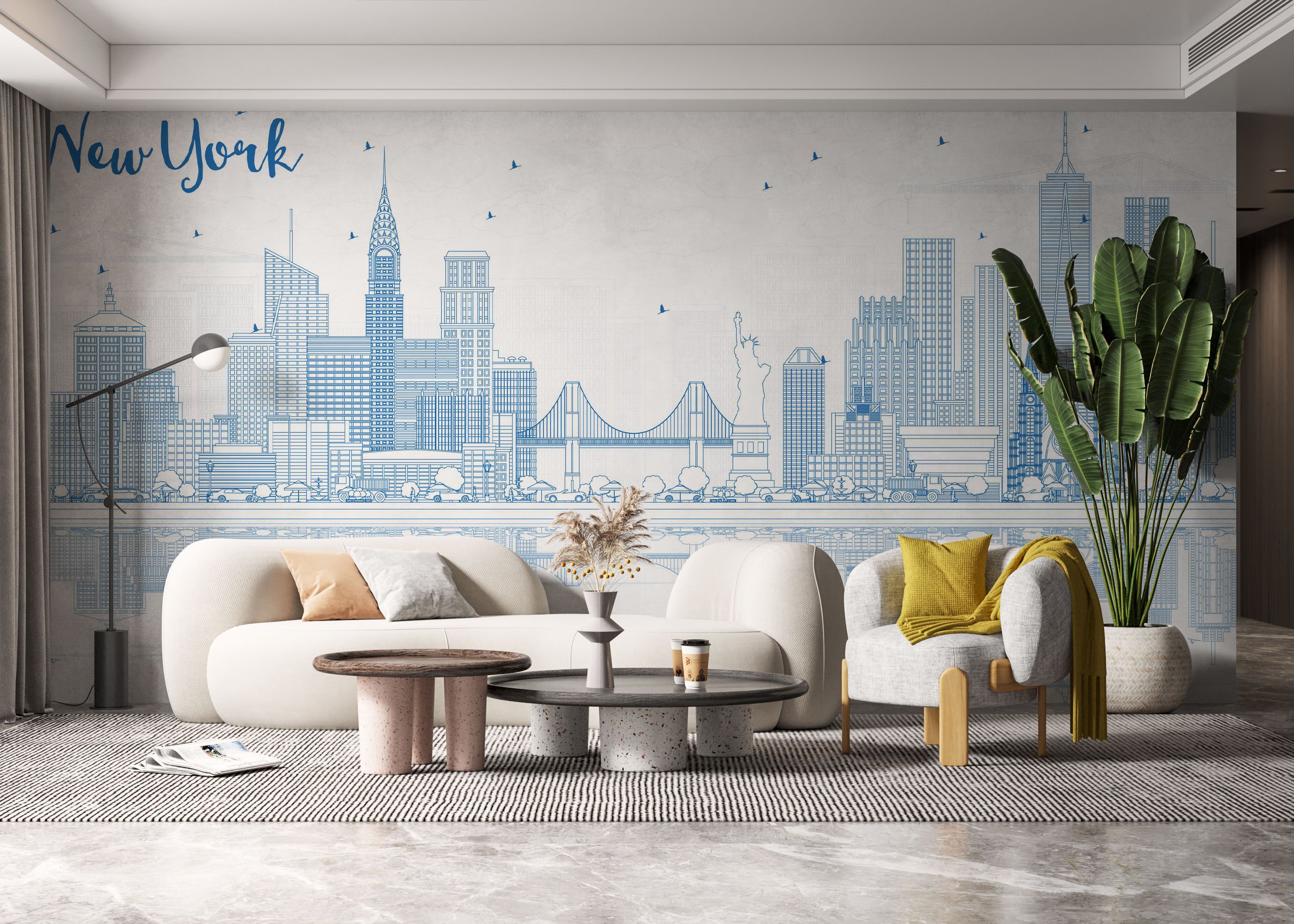 New York Blue Line mockup 6